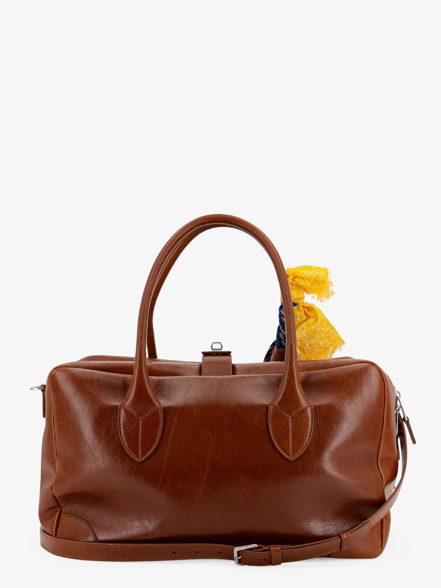 Golden Goose Vita Leather Handbag With Front Logo