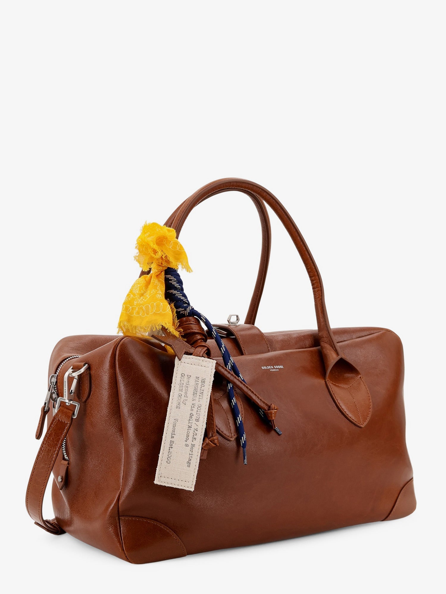 Golden Goose Vita Leather Handbag With Front Logo