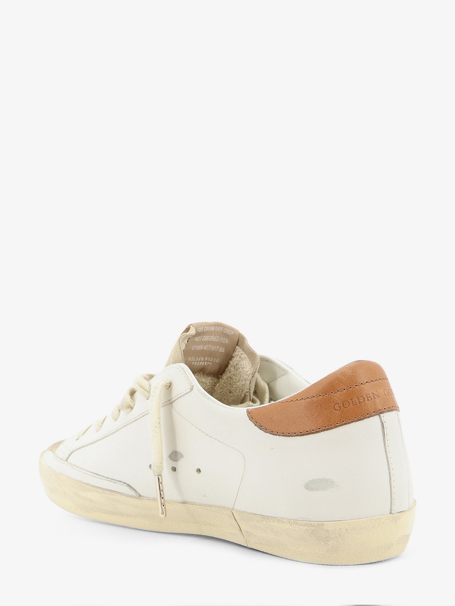 Golden Goose Super-star Leather Sneakers With Iconic Side Logo