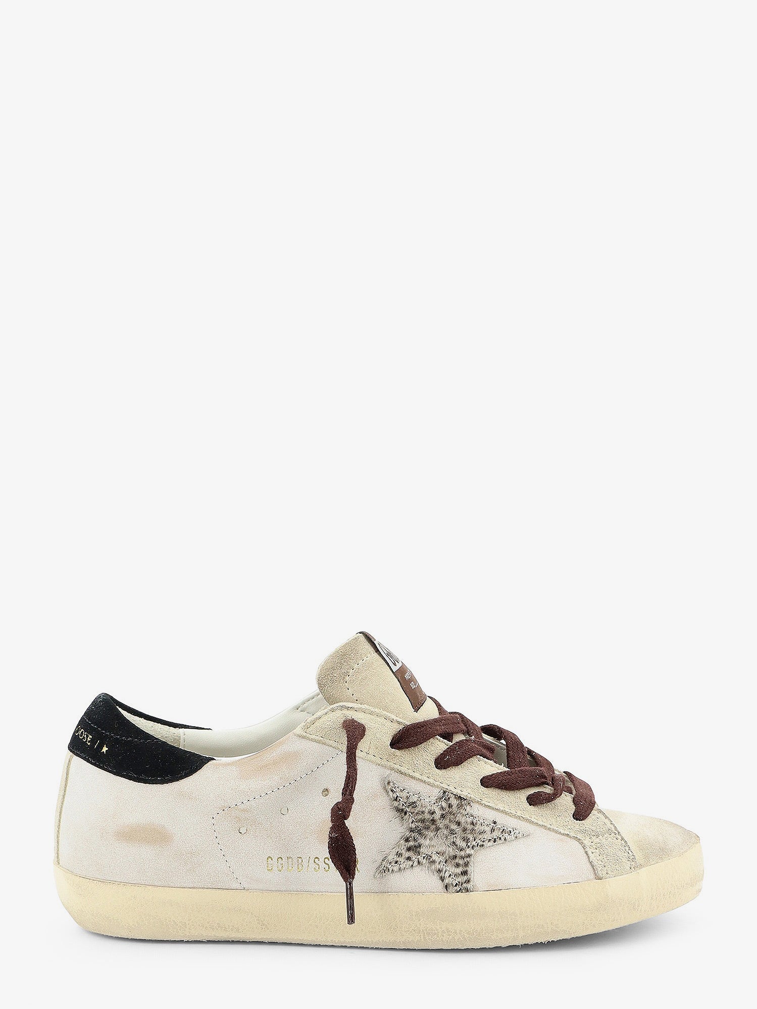 Golden Goose Super-star Suede Sneakers With Iconic Side Logo