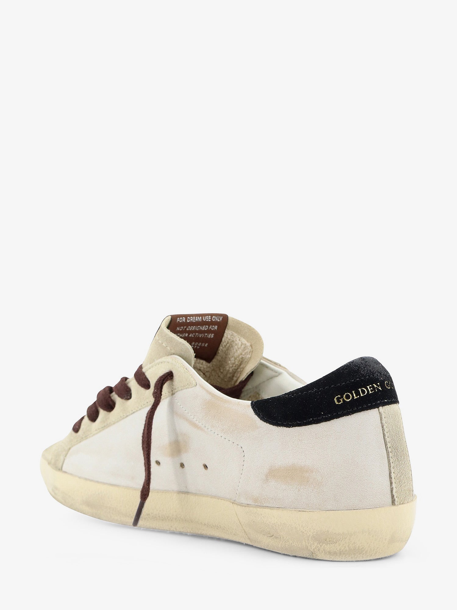 Golden Goose Super-star Suede Sneakers With Iconic Side Logo