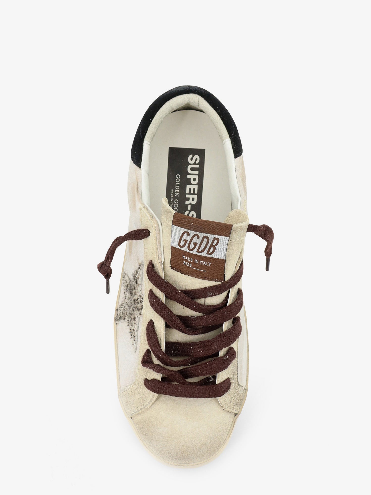 Golden Goose Super-star Suede Sneakers With Iconic Side Logo