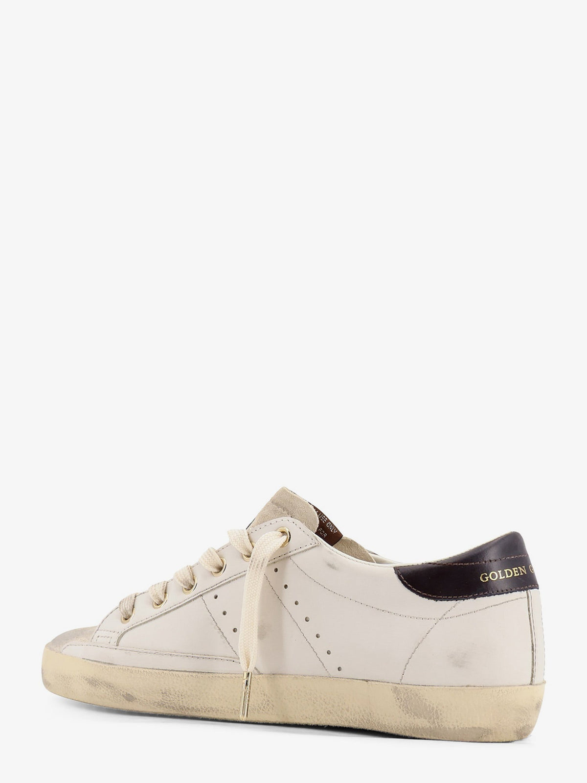 Golden Goose Super-star Leather Sneakers With Iconic Side Logo