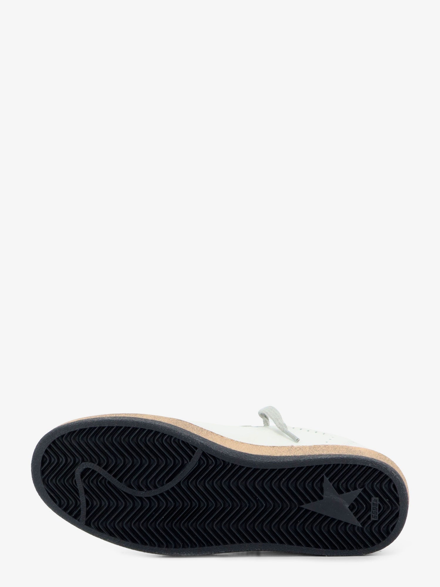 Golden Goose Ballstar Leather Sneakers With Iconic Glitter Logo On The Side