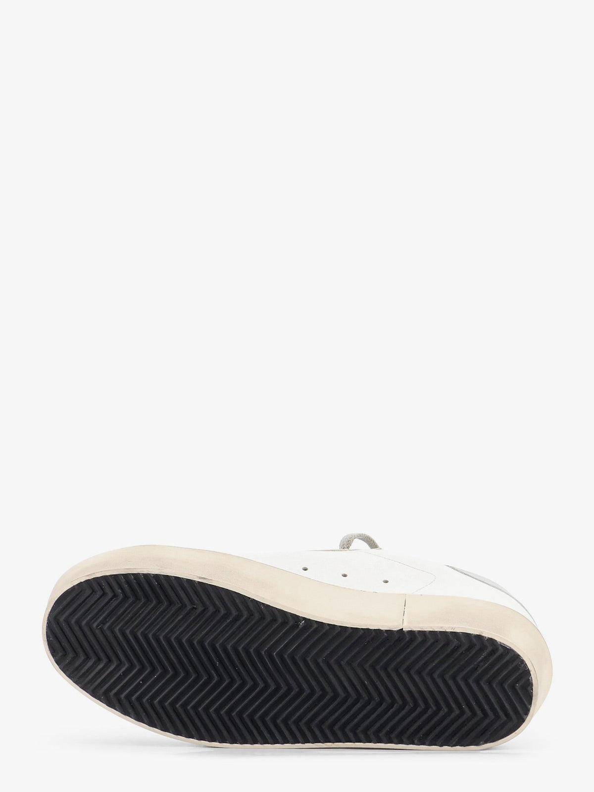 Golden Goose Hi-star Leather Sneakers With Iconic Side Logo