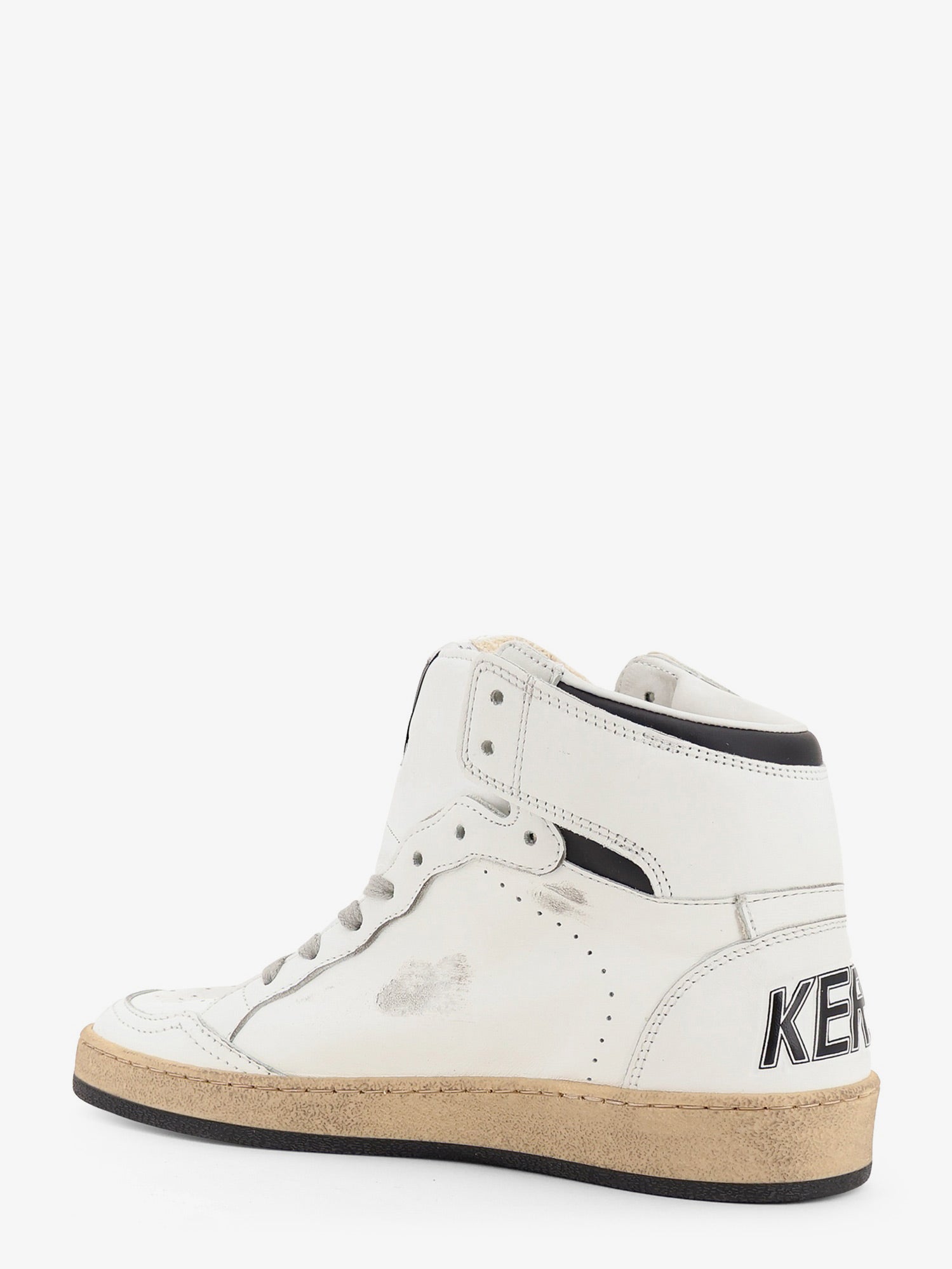 Golden Goose Sky Star Leather Sneakers With Iconic Side Logo