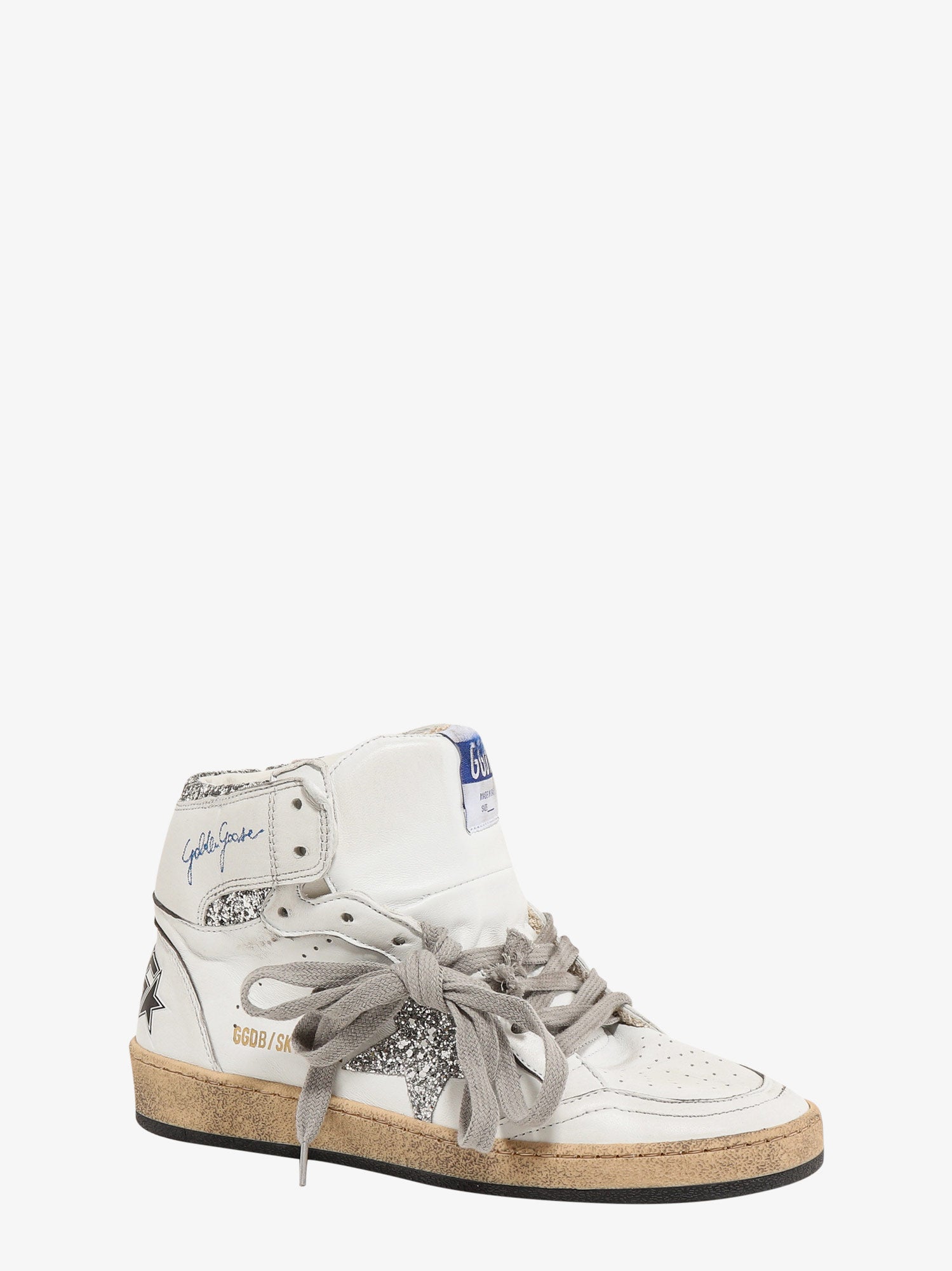 Golden Goose Sky Star Leather With A Used Effect Sneakers