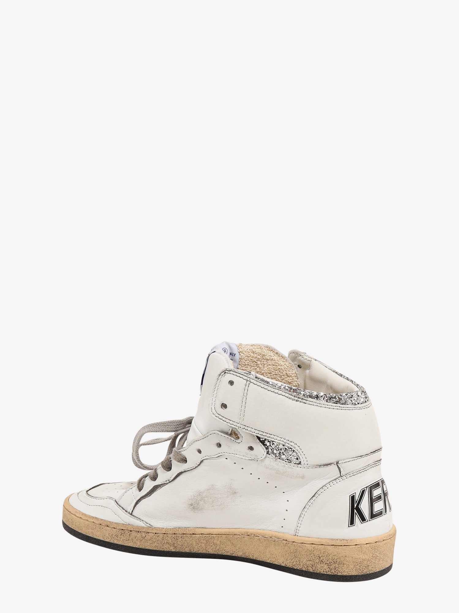 Golden Goose Sky Star Leather With A Used Effect Sneakers