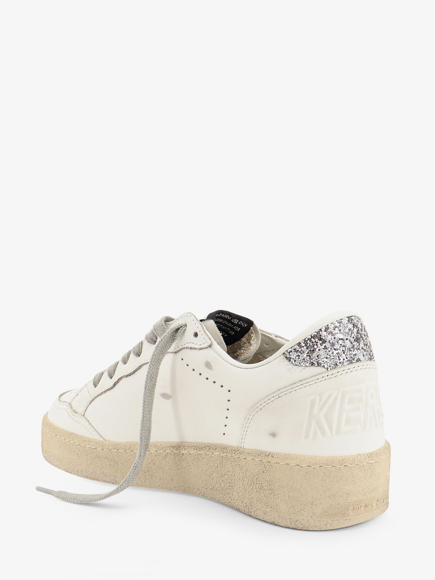 Golden Goose Ballstar Leather Sneakers With Iconic Side Logo