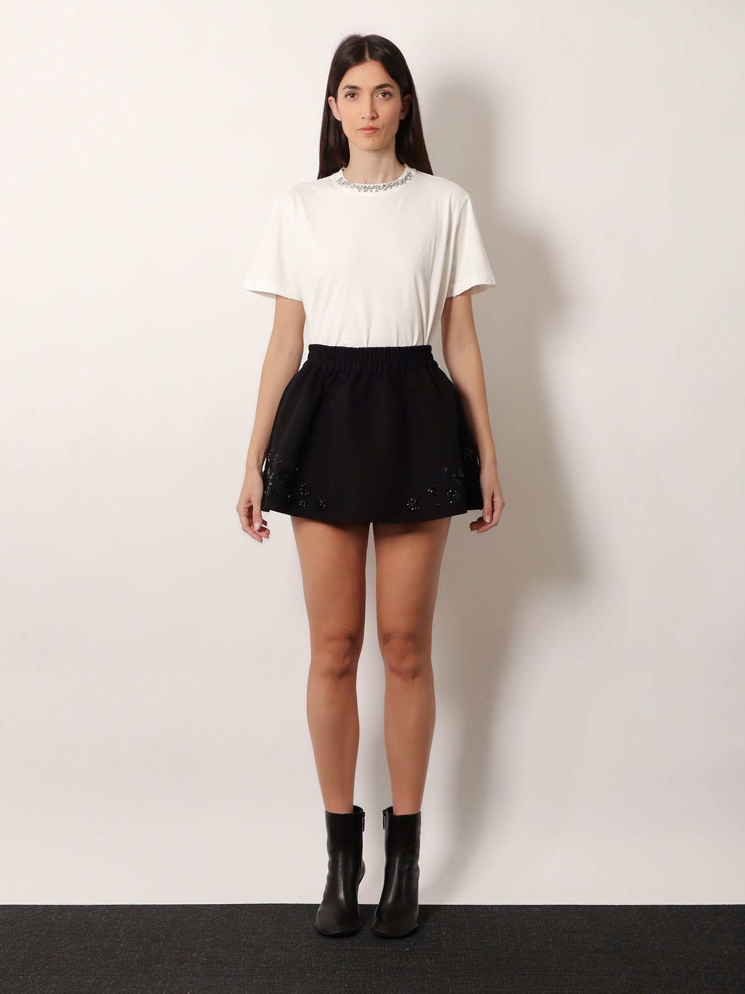 Golden Goose Cotton T-shirt With Rhinestones