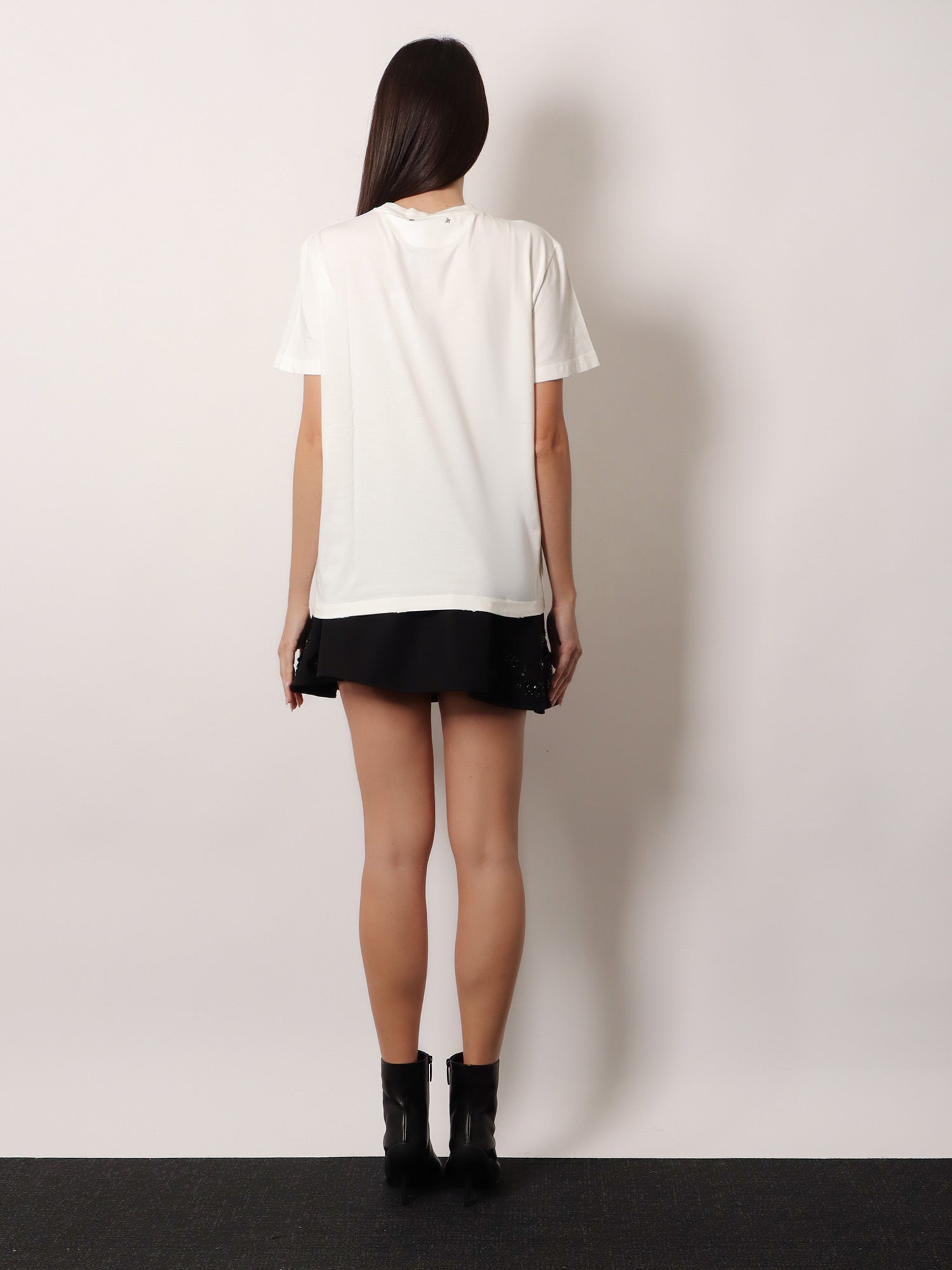 Golden Goose Cotton T-shirt With Rhinestones