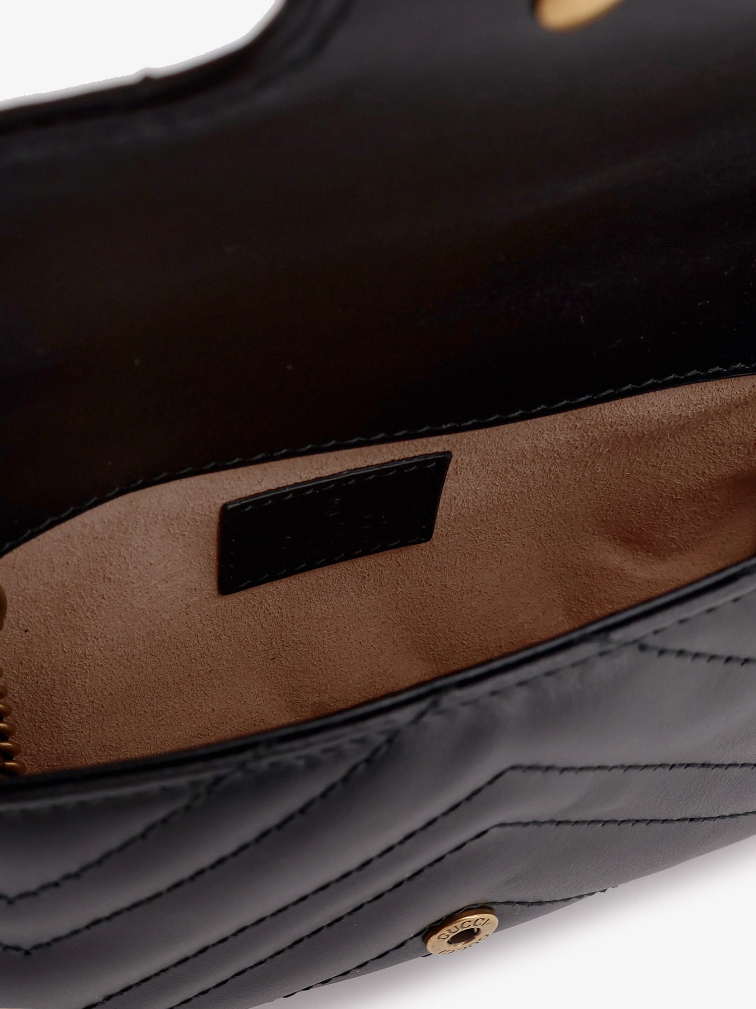 Gucci Gg Marmont Mini Leather Crossbody Bag