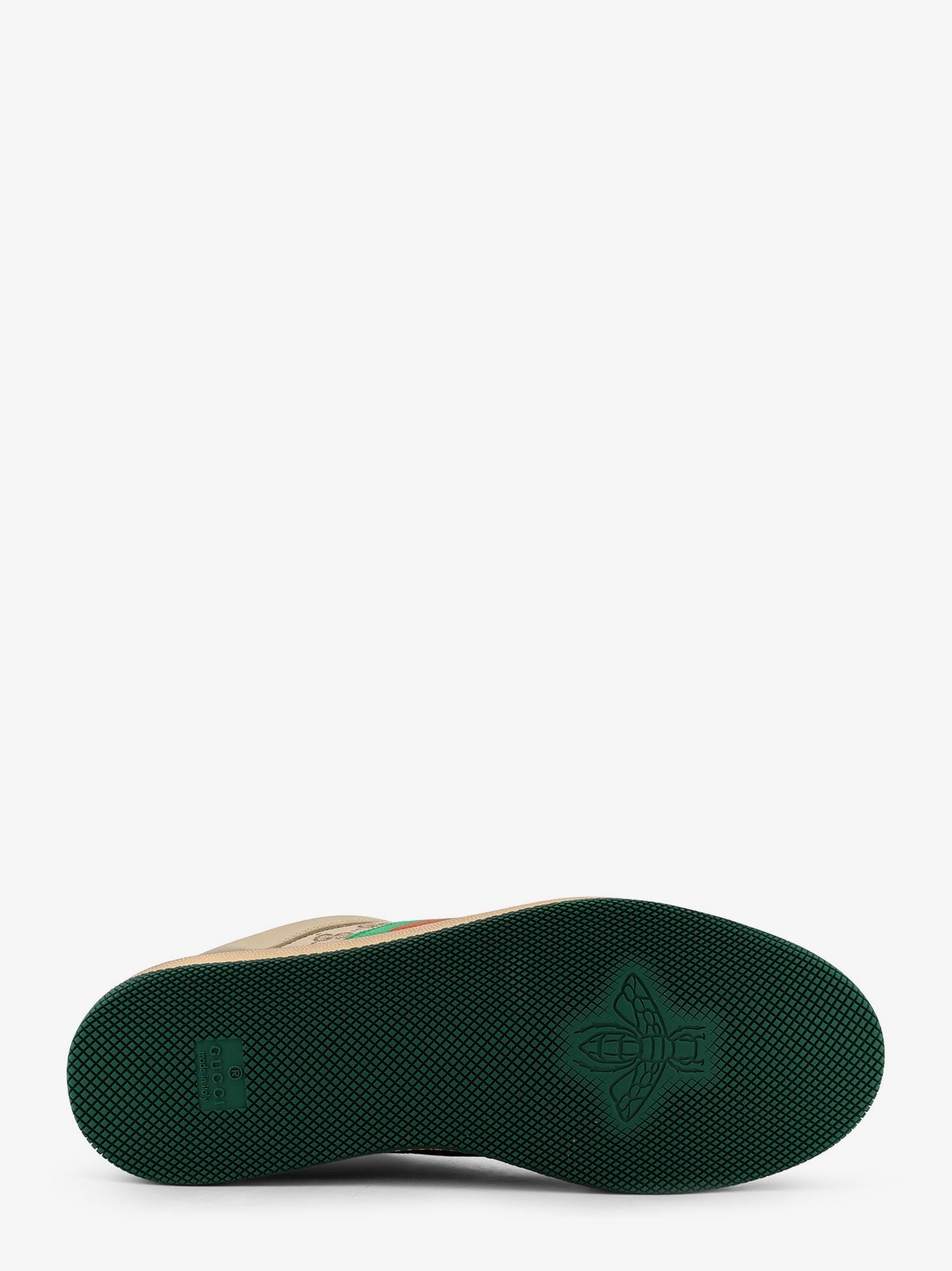 Gucci Screener Gg Low-top Vintage Leather Sneakers