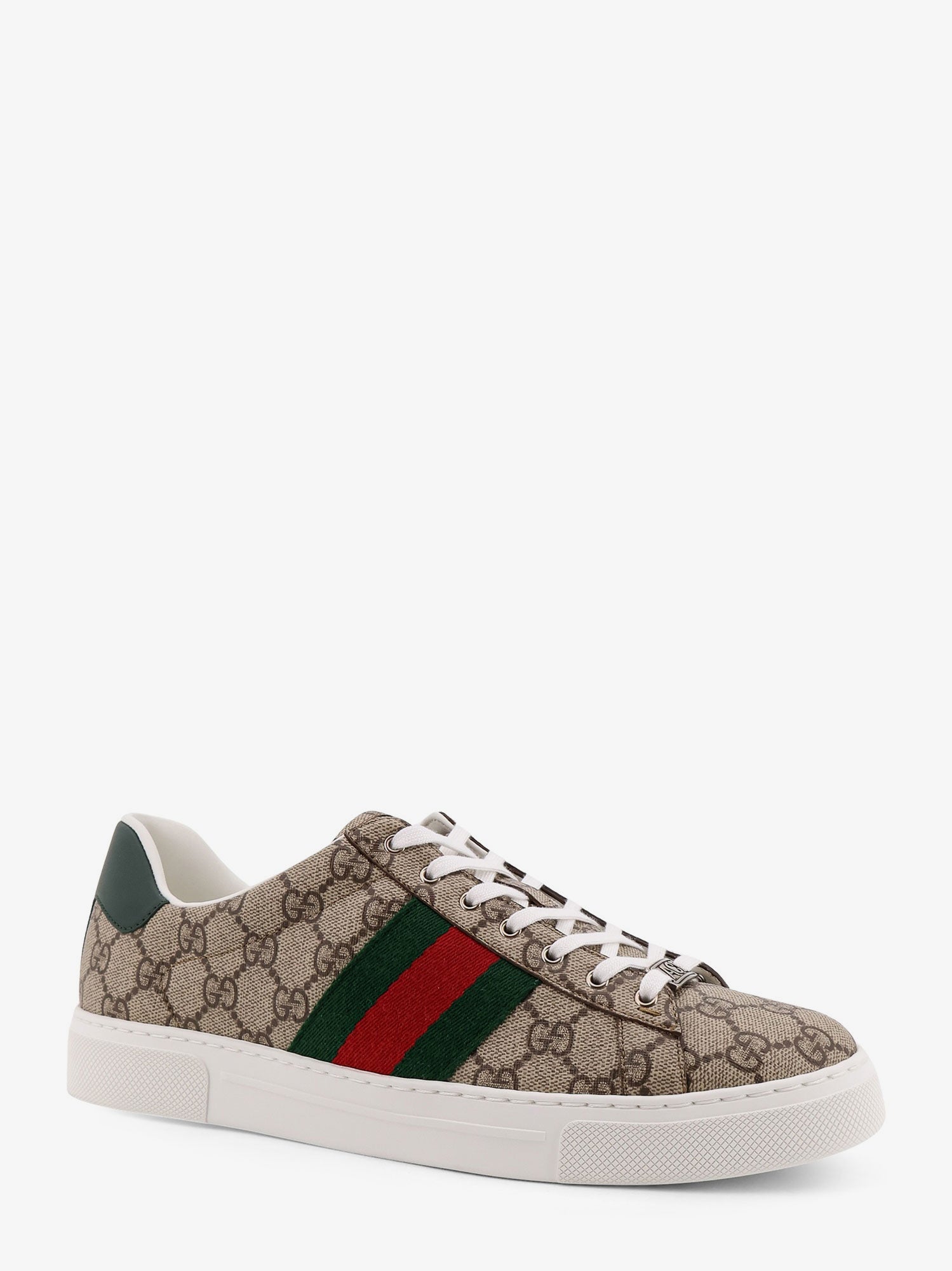 Gucci Low-top Ace Gg Supreme Fabric Sneakers