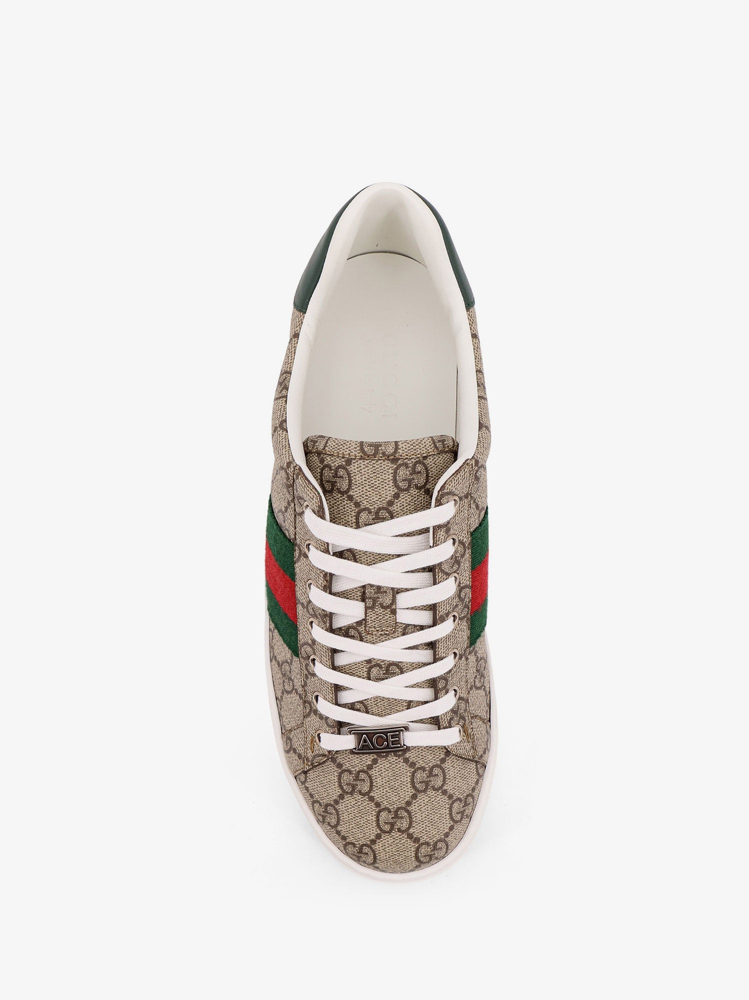 Gucci Low-top Ace Gg Supreme Fabric Sneakers