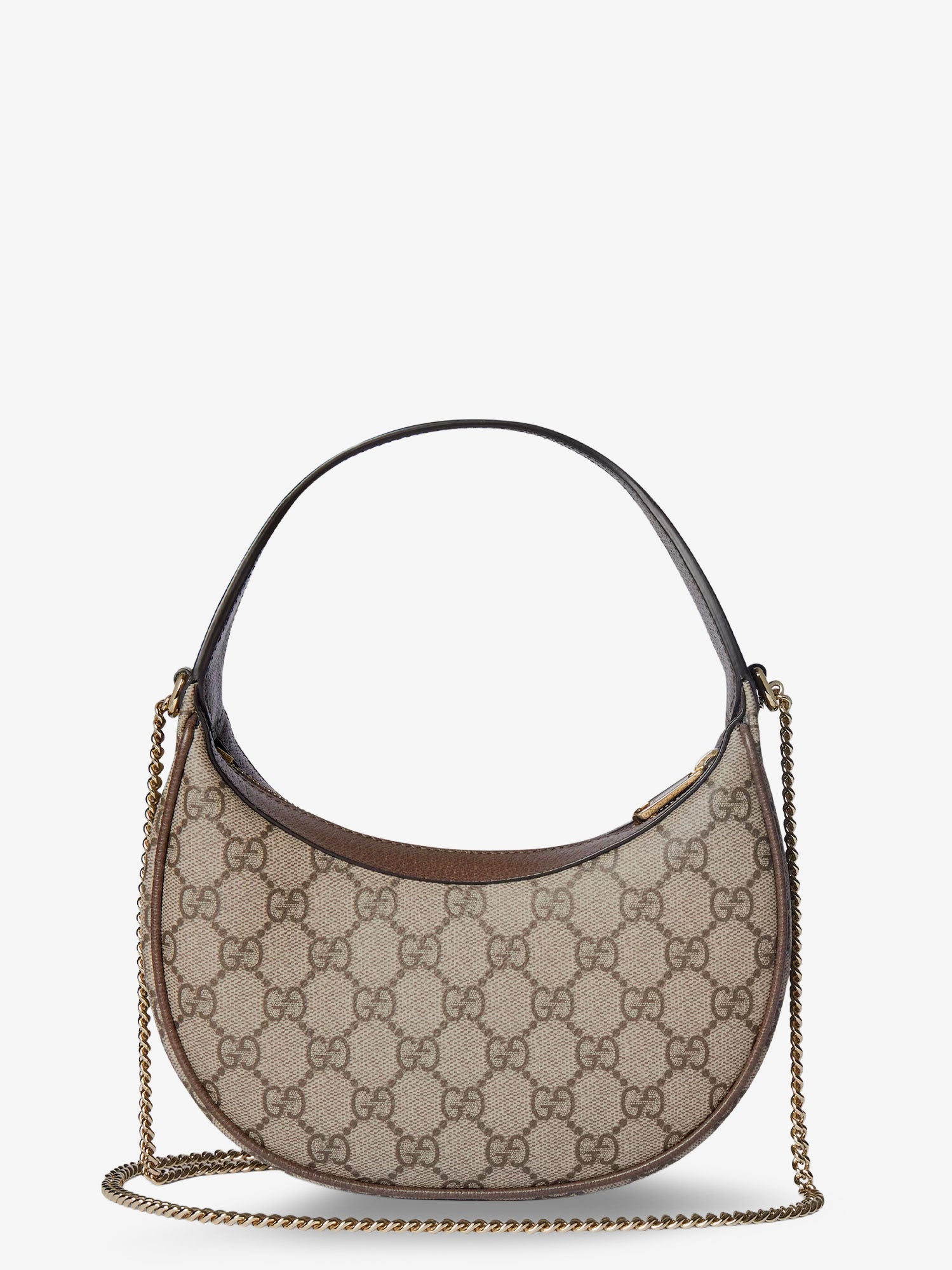 Gucci Ophidia Gg Supreme Fabric And Leather Shoulder Bag