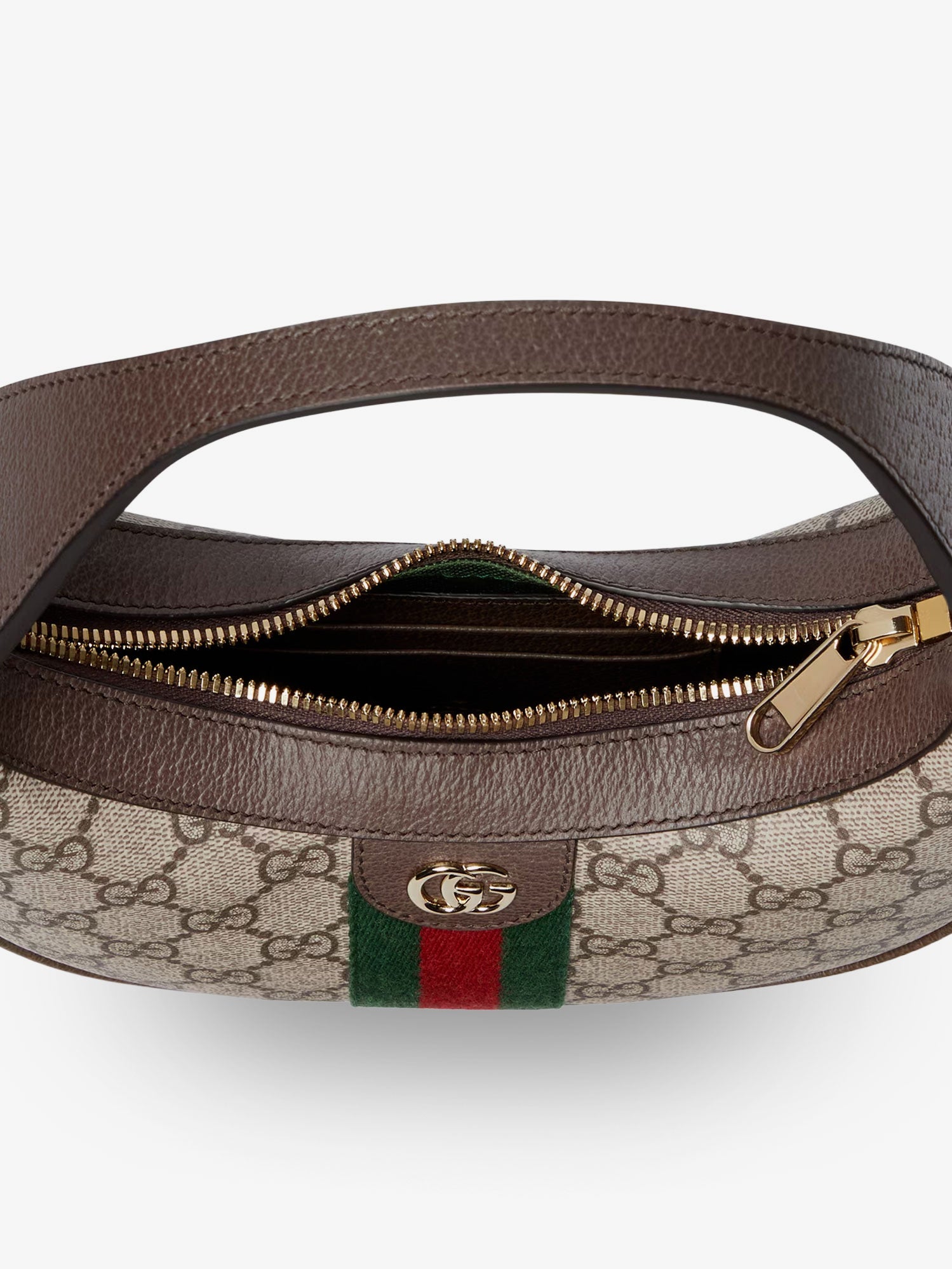 Gucci Ophidia Gg Supreme Fabric And Leather Shoulder Bag