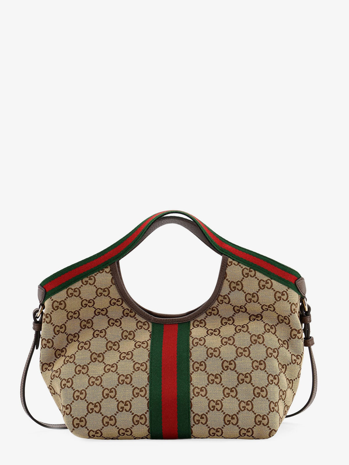 Gucci Gucci Giglio Tote Bag In Gg Supreme Canvas And Leather