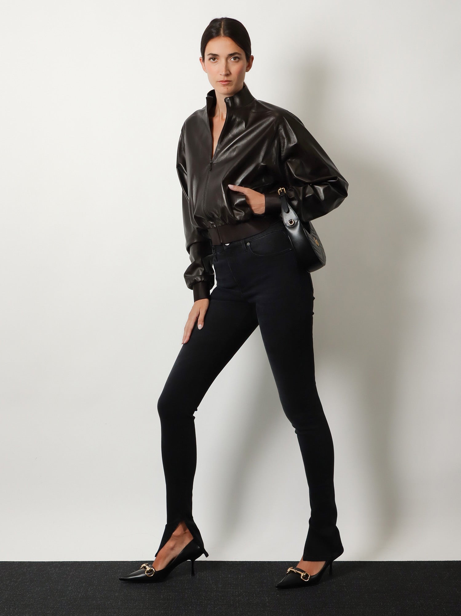 Gucci Slim Fit Black Denim Trousers