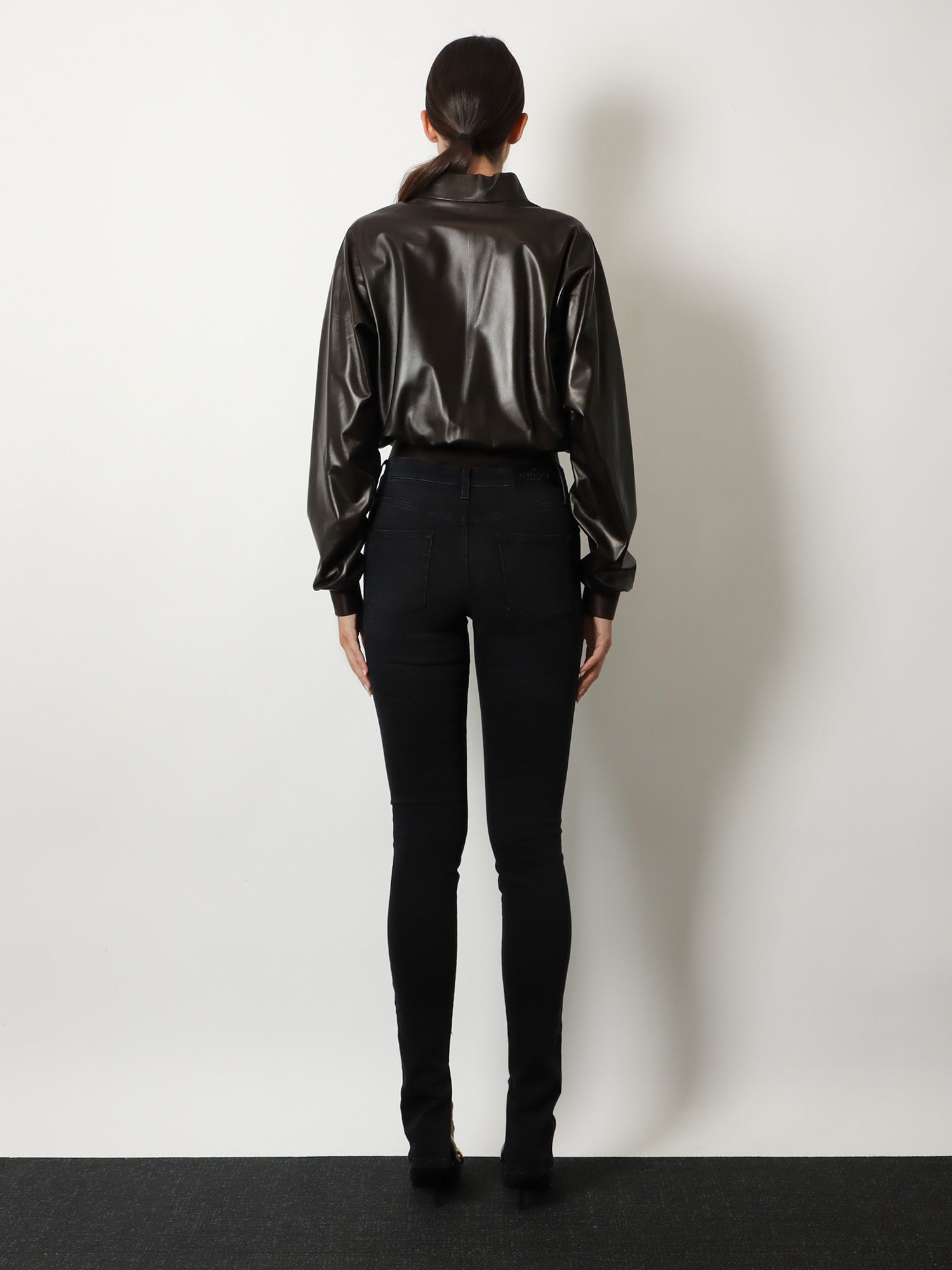 Gucci Slim Fit Black Denim Trousers