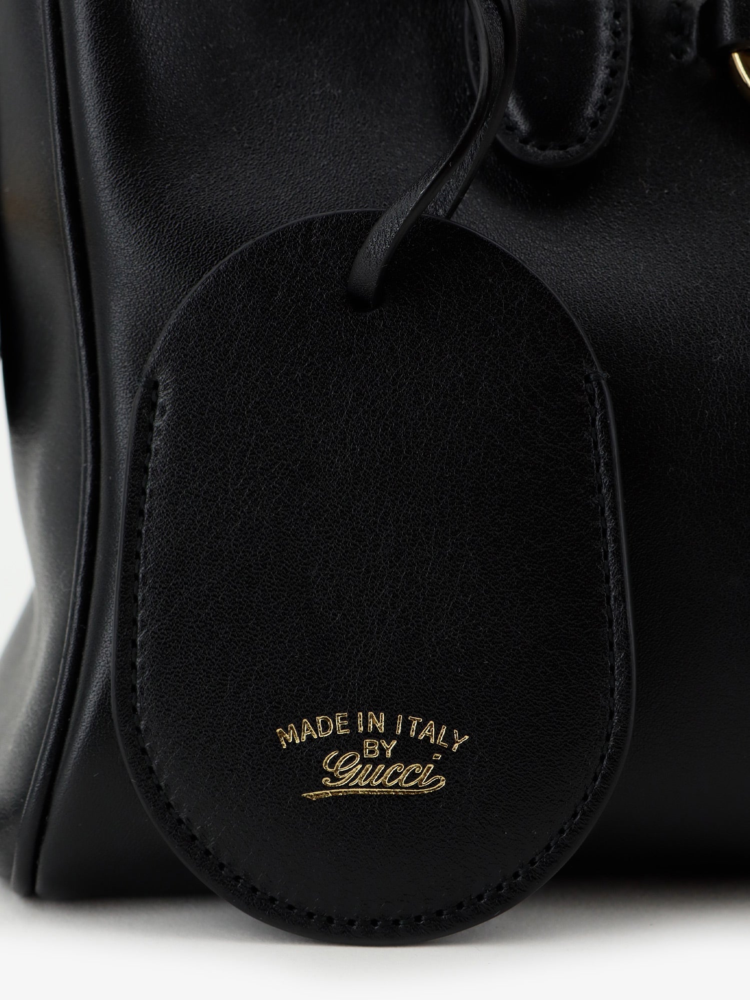 Gucci Leather Bauletto Borsetto Shoulder Bag