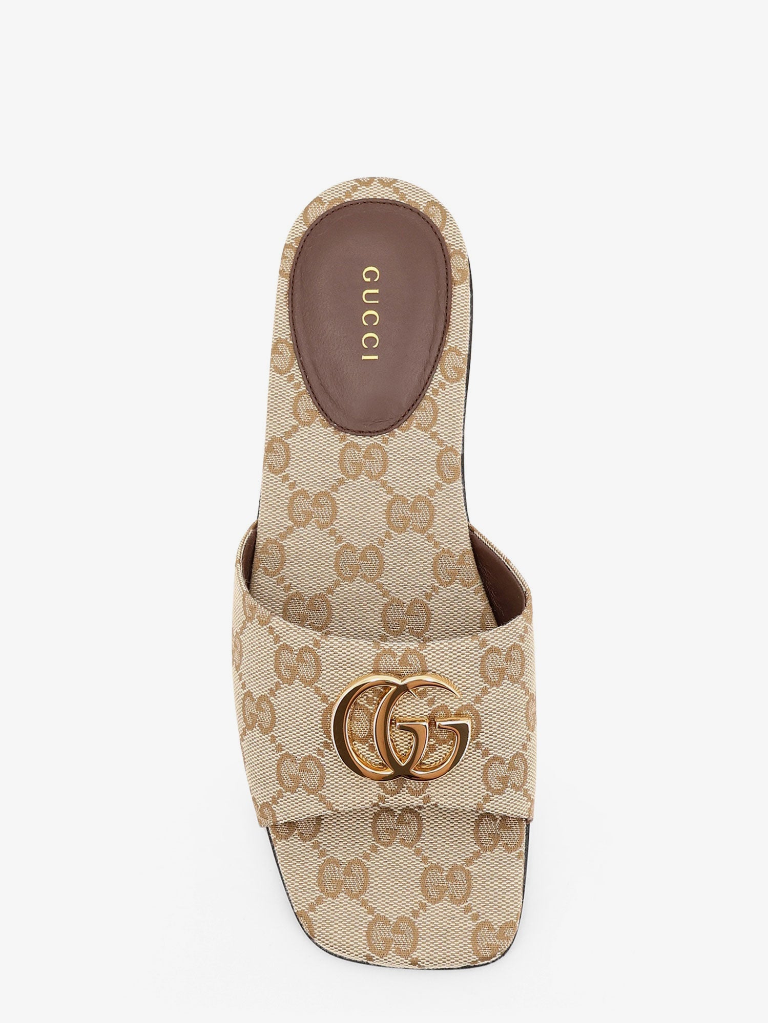 Gucci Gg Fabric Slide Sandals