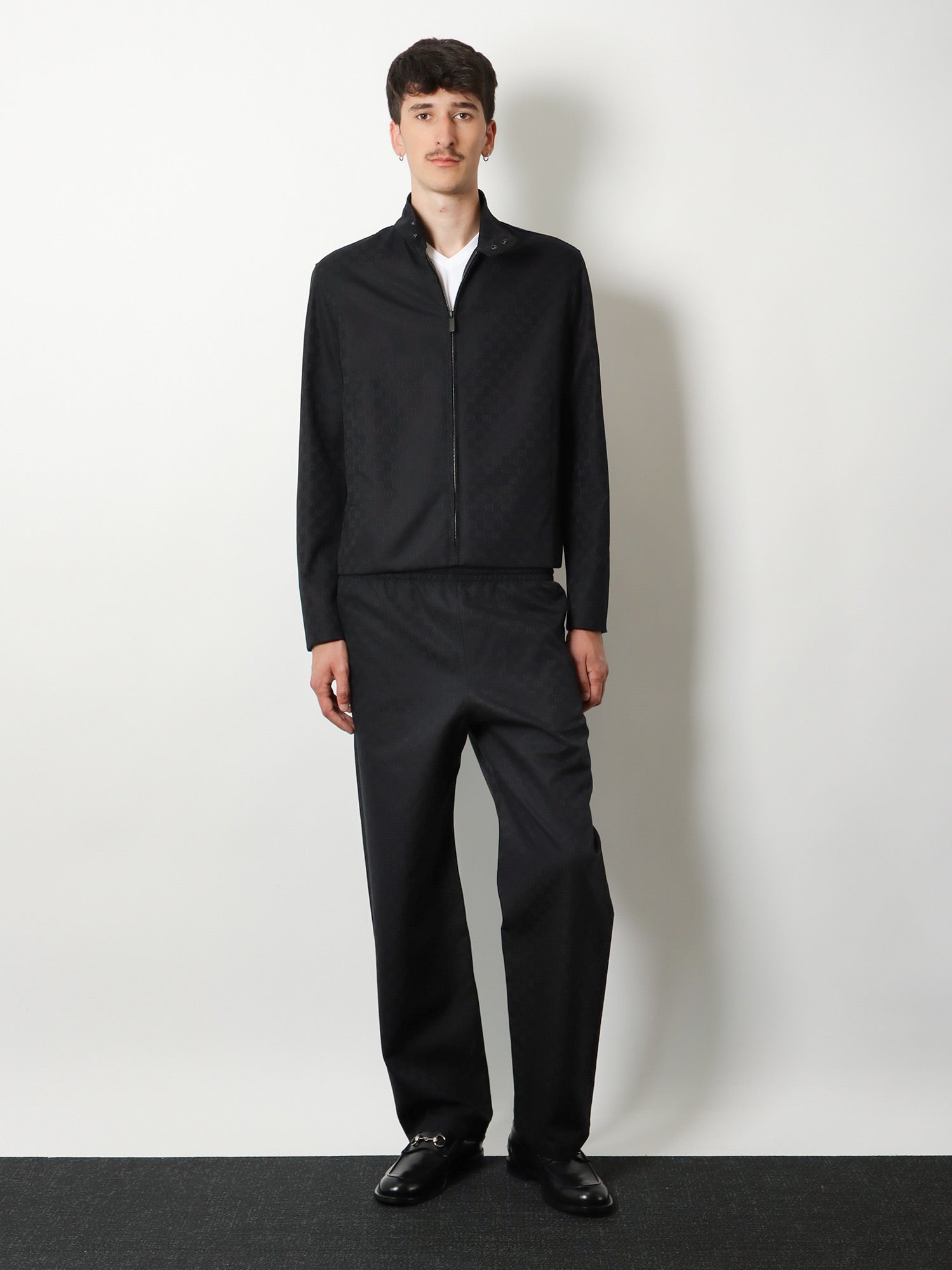Gucci Gg Cotton Fabric Jacket