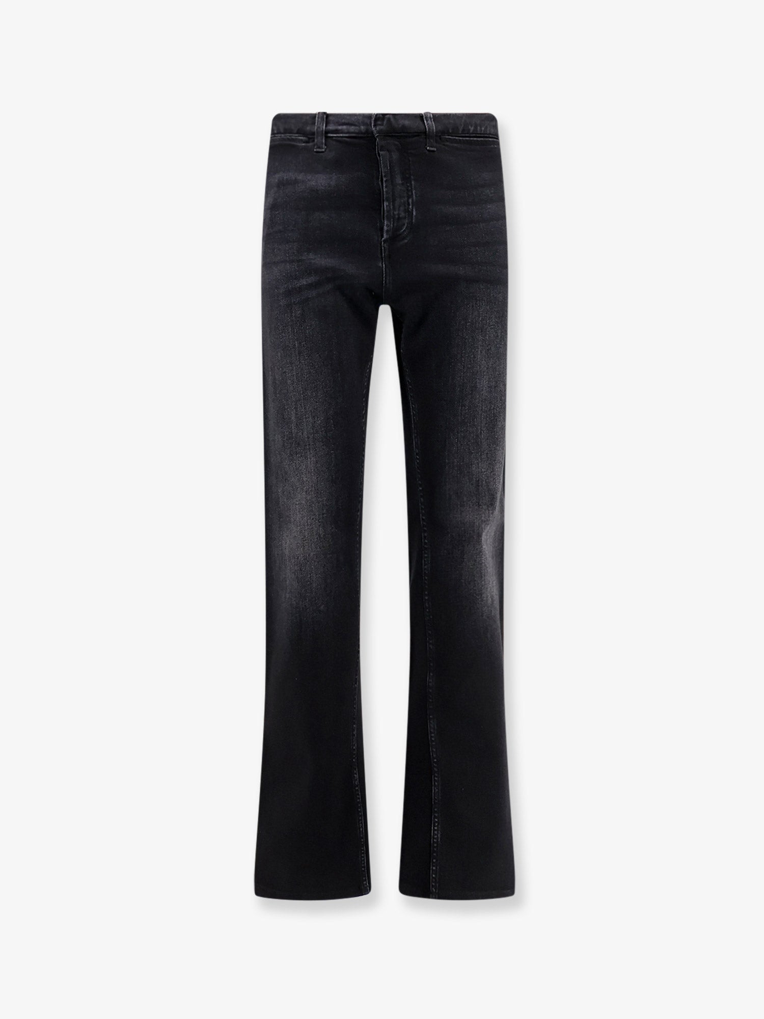 Gucci Blue Denim Jeans With Nastro Web Profiles
