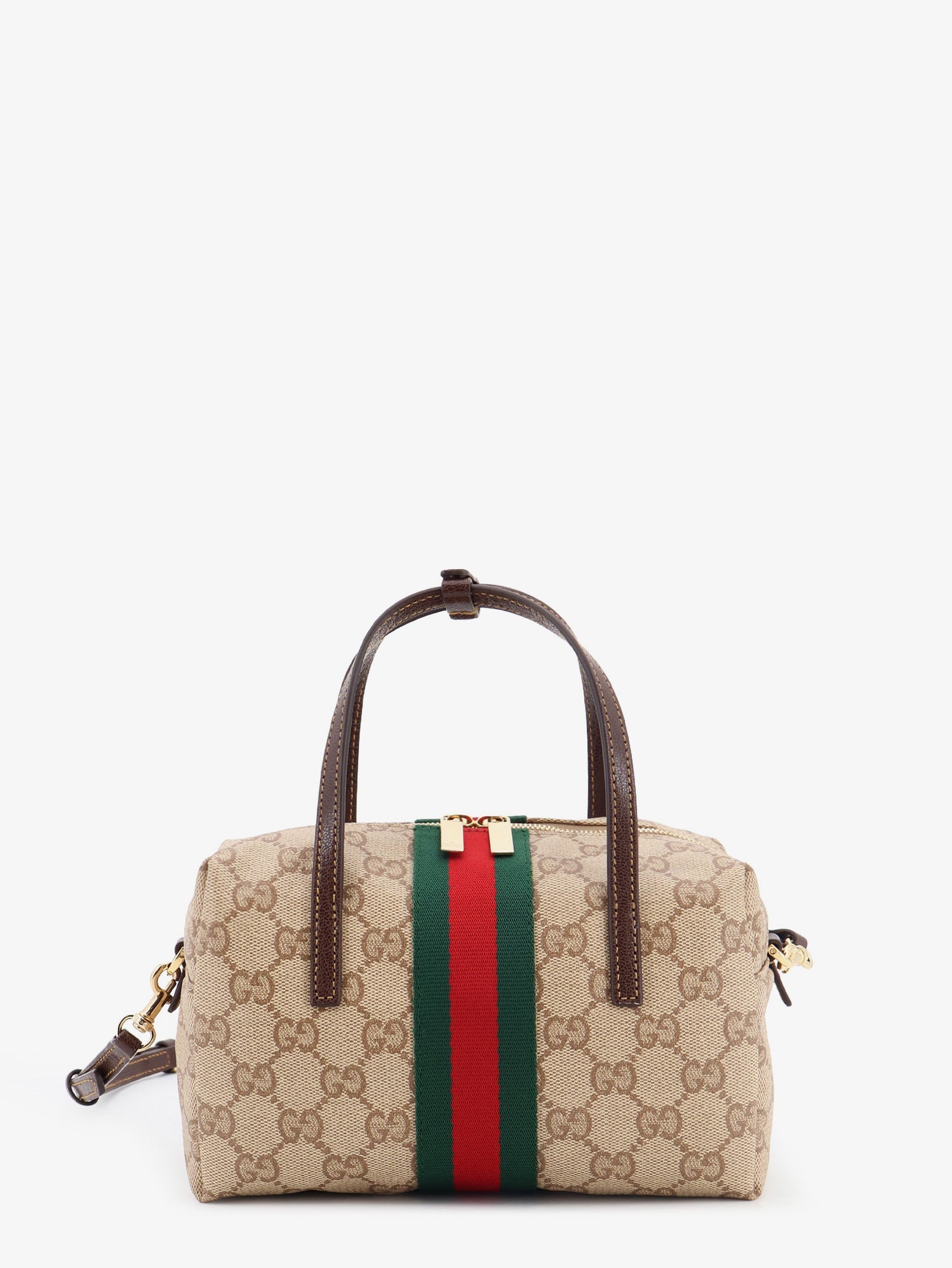 Gucci Boston Mini Bag With Web Detail