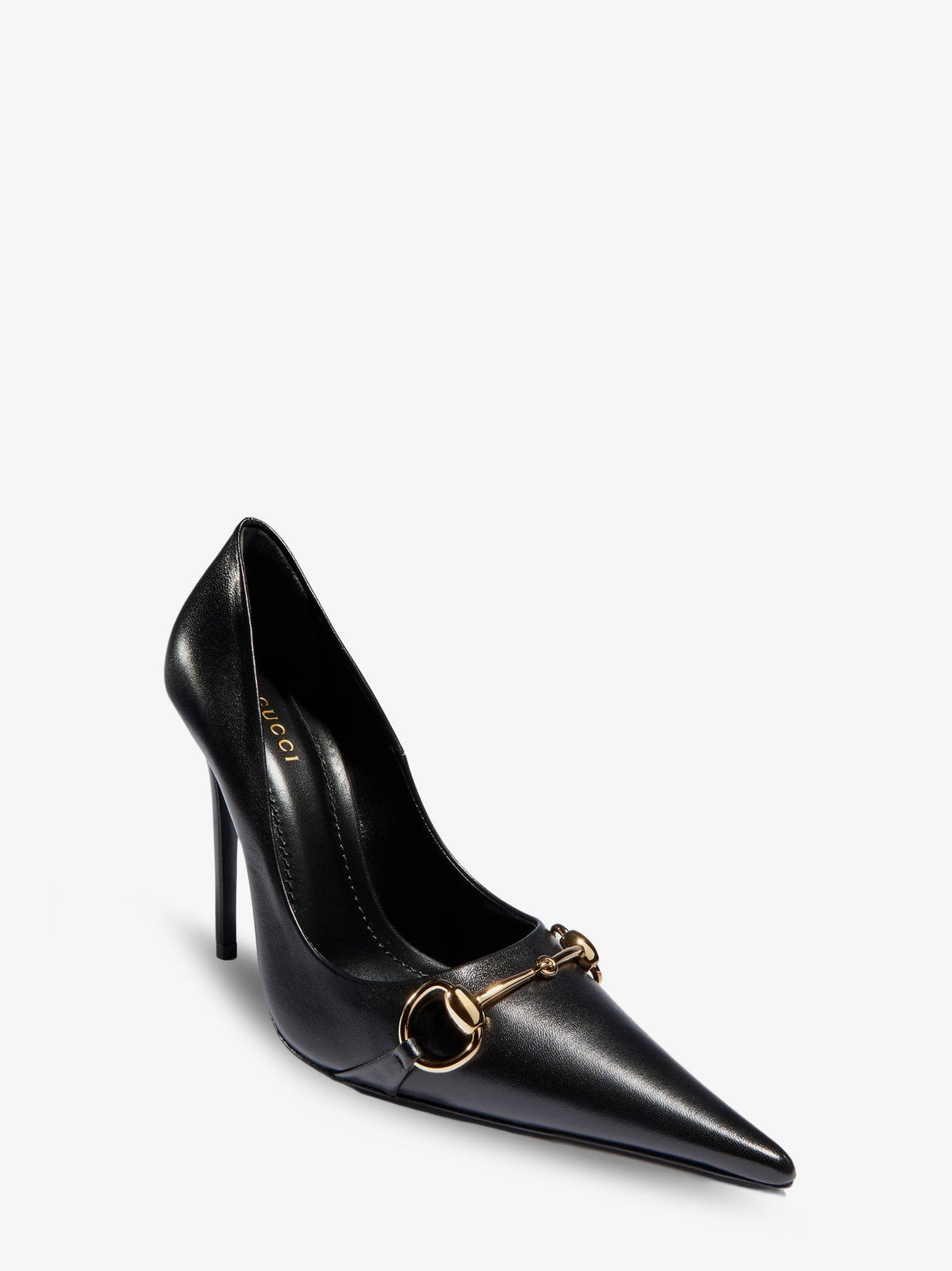 Gucci Donna Leather Décolleté With Horsebit Detail