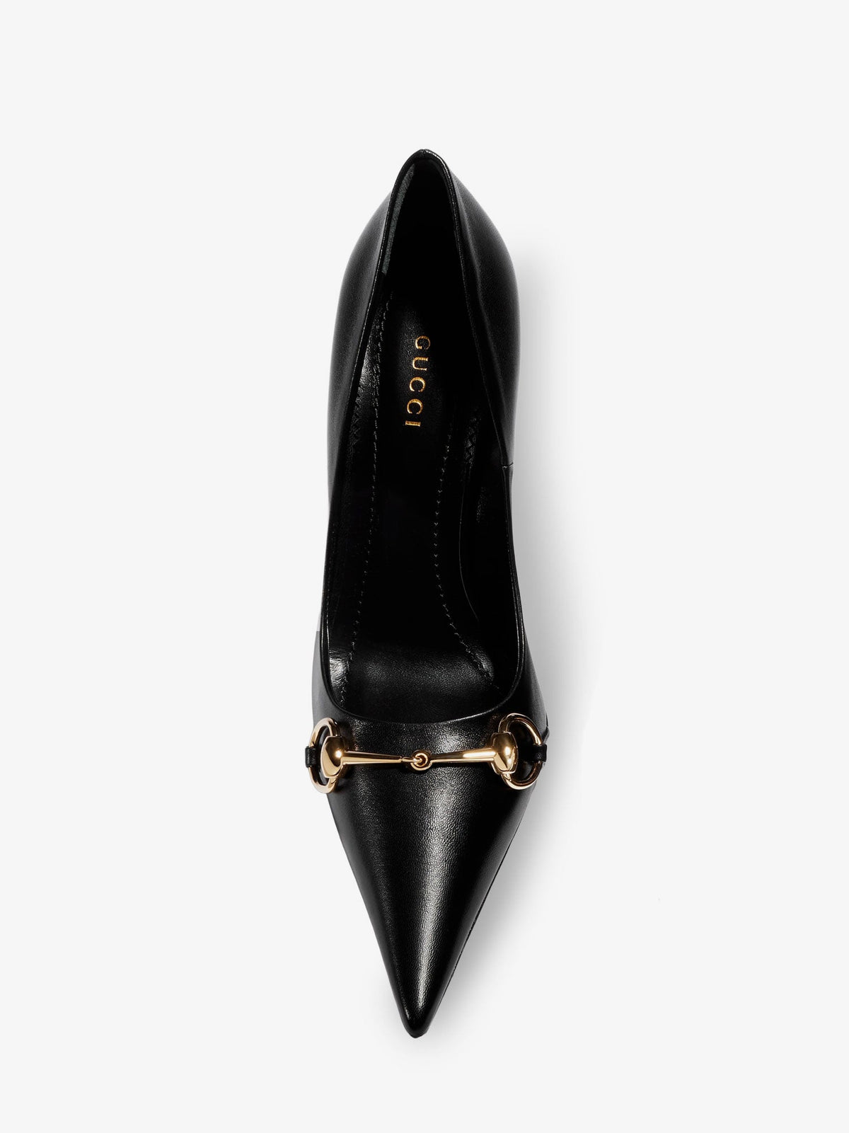 Gucci Donna Leather Décolleté With Horsebit Detail