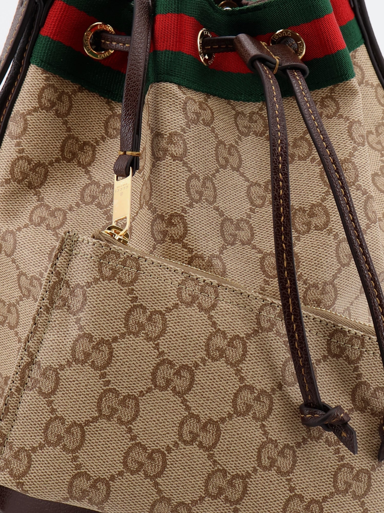 Gucci Gucci Venice Gg Fabric Bucket Bag