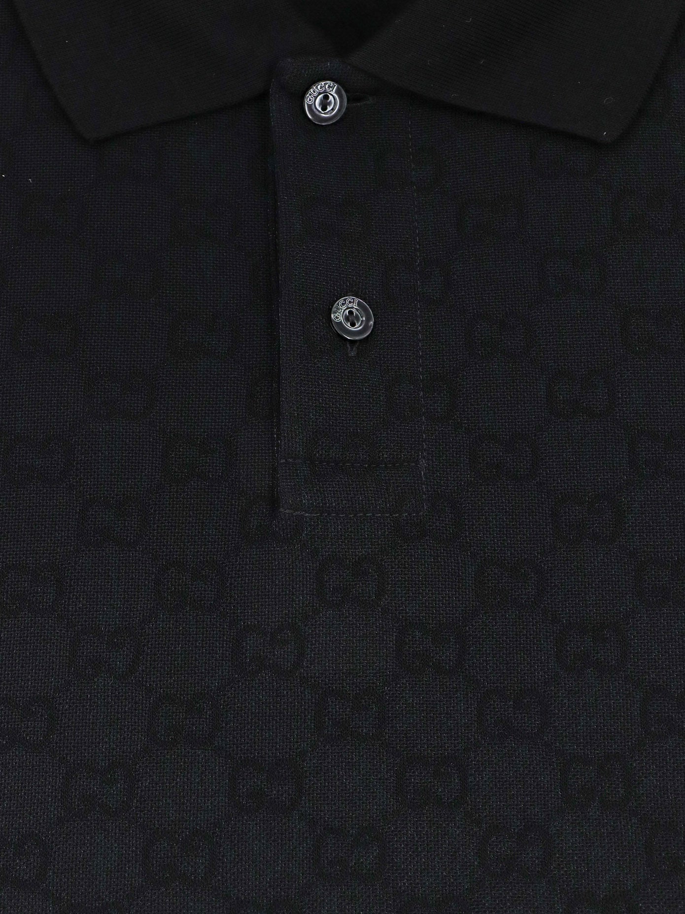 Gucci Gg Viscose Blend Polo Shirt