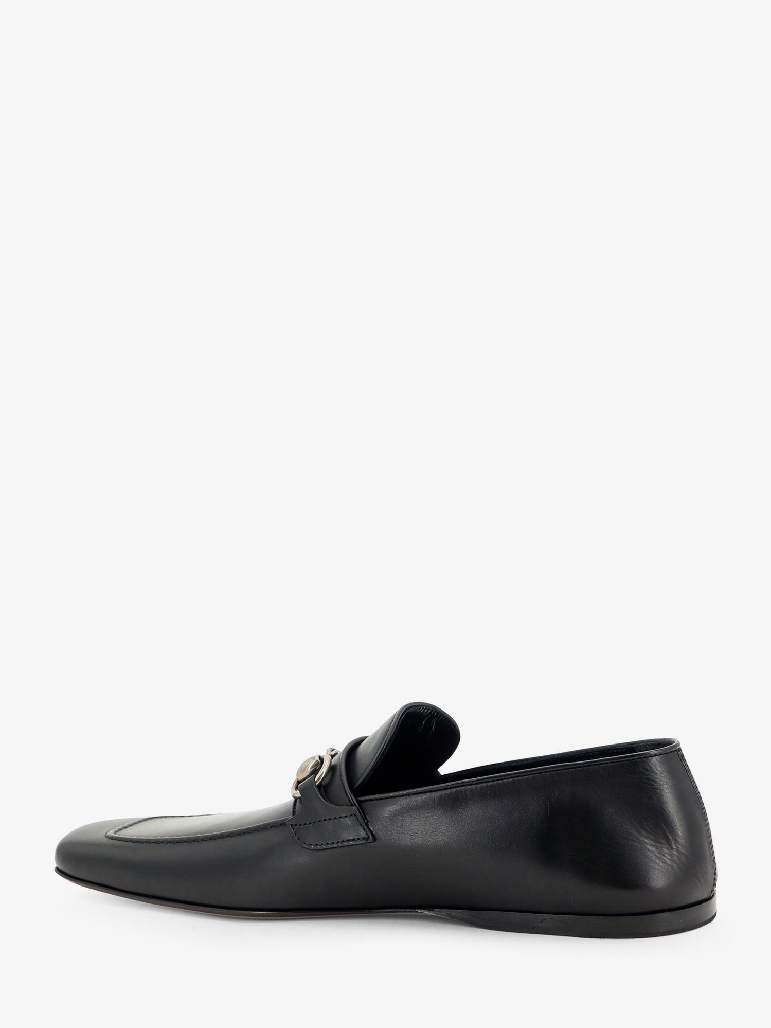 Gucci Leather Loafers With Metal Horsebit