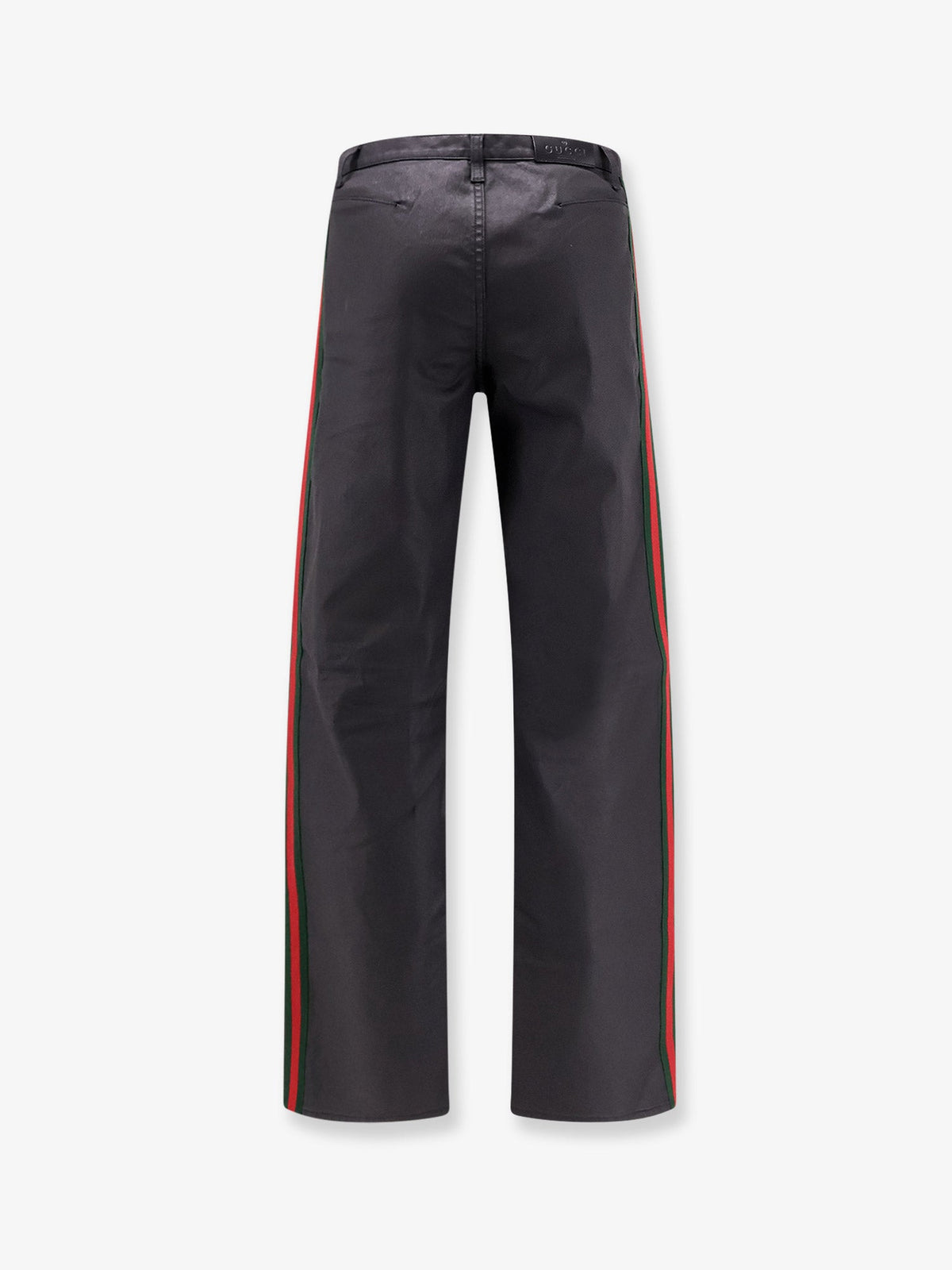 Gucci Cotton Trousers With Web Stripe