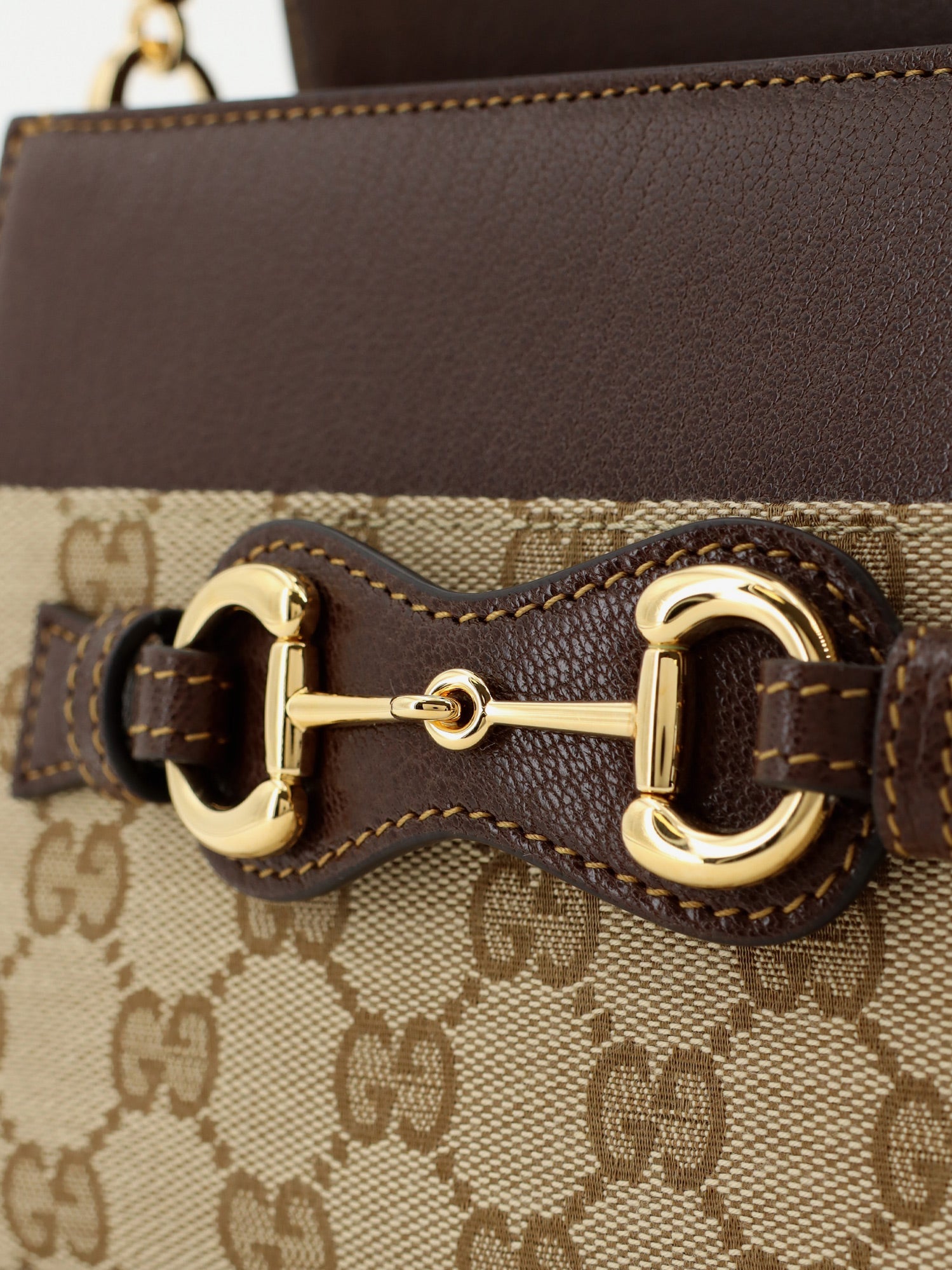 Gucci Horsebit Duomo Gg Canvas Handbag