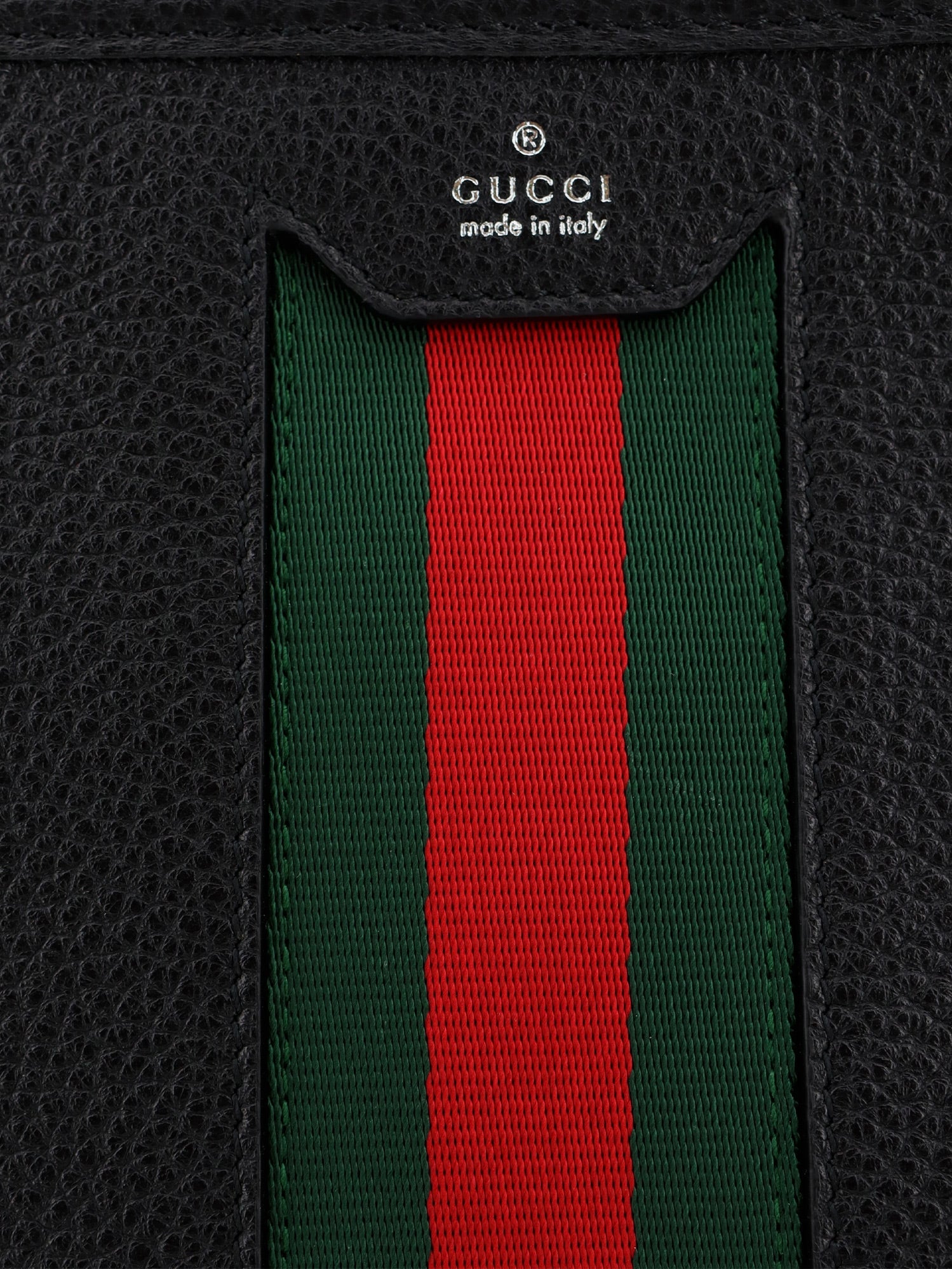 Gucci Portfolio Grained Leather Clutch