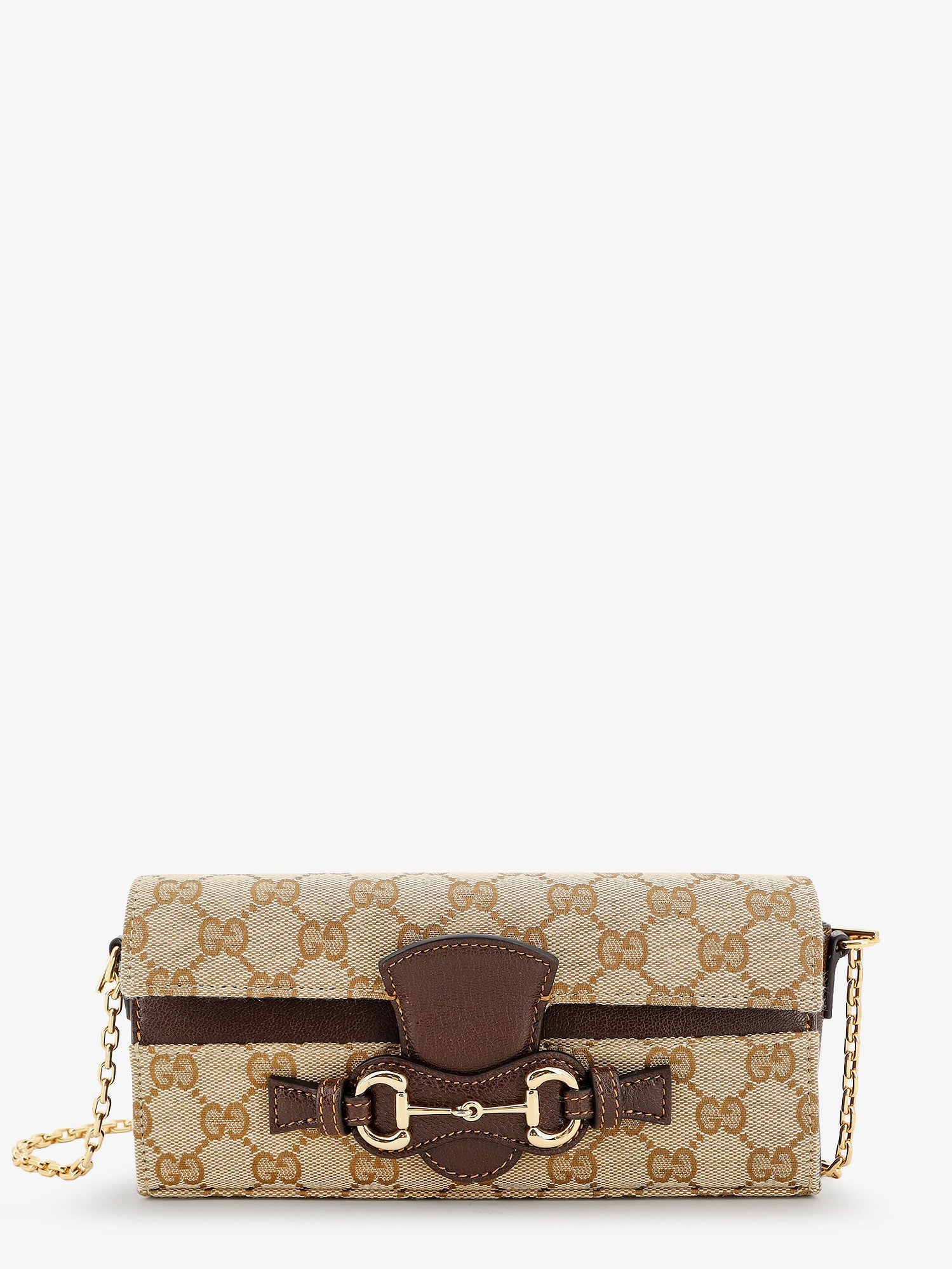 Gucci Wallet With Chain And Horse Clip