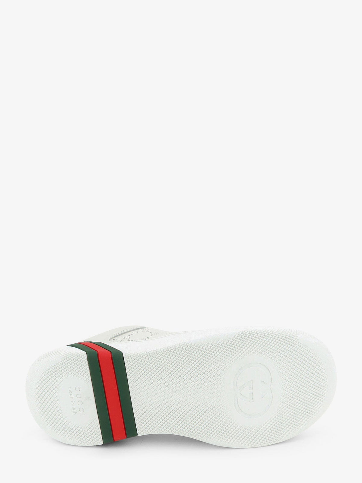 Gucci Screener Sneaker In Perforated Gg Leather