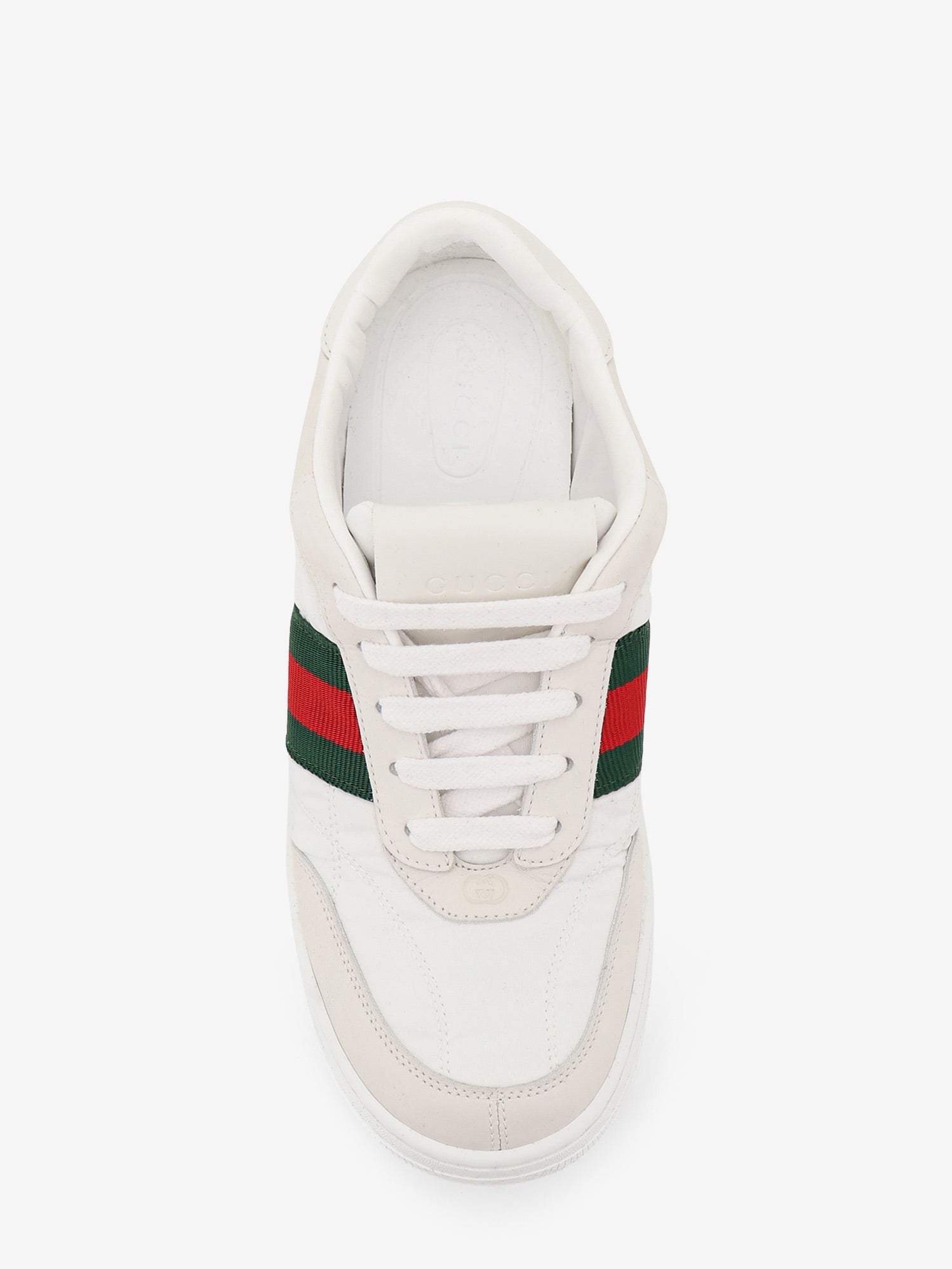 Gucci Screener Sneakers In Nylon With Side Web Detail