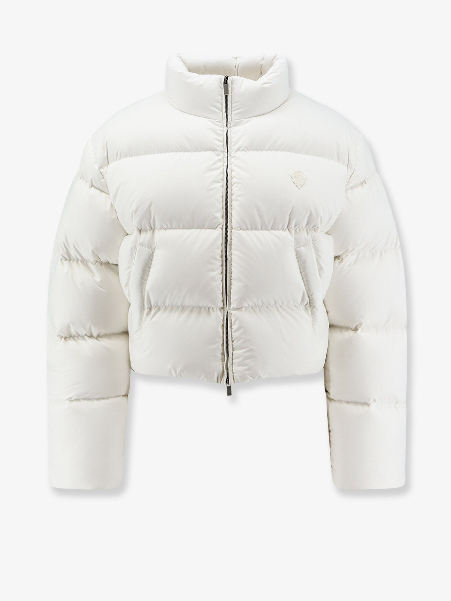 Gucci Crop Fit Down Jacket With Crest