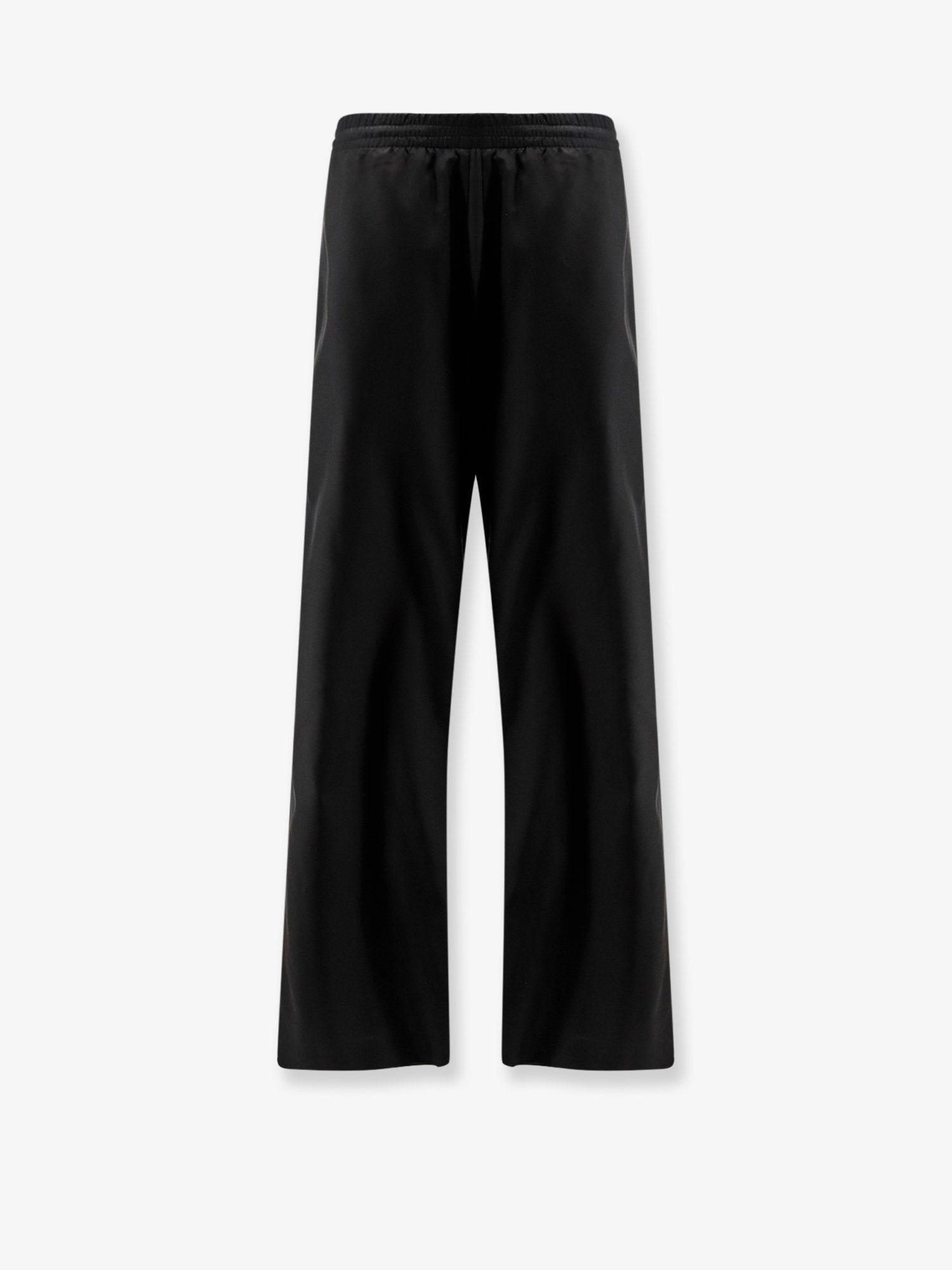 Gucci Silk Poplin Leisure Trousers With Web Ribbon