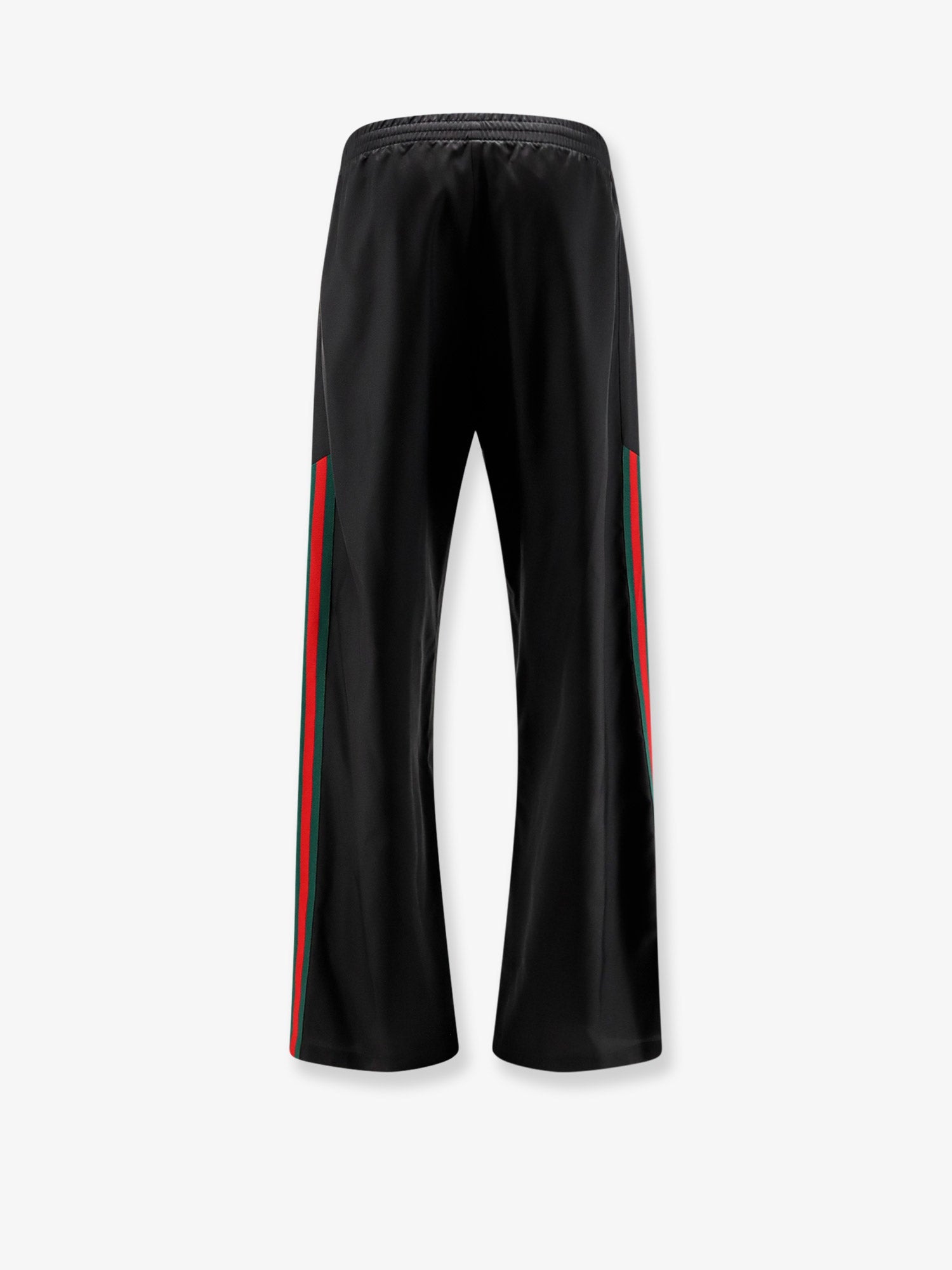 Gucci Silk Poplin Leisure Trousers With Web Ribbon