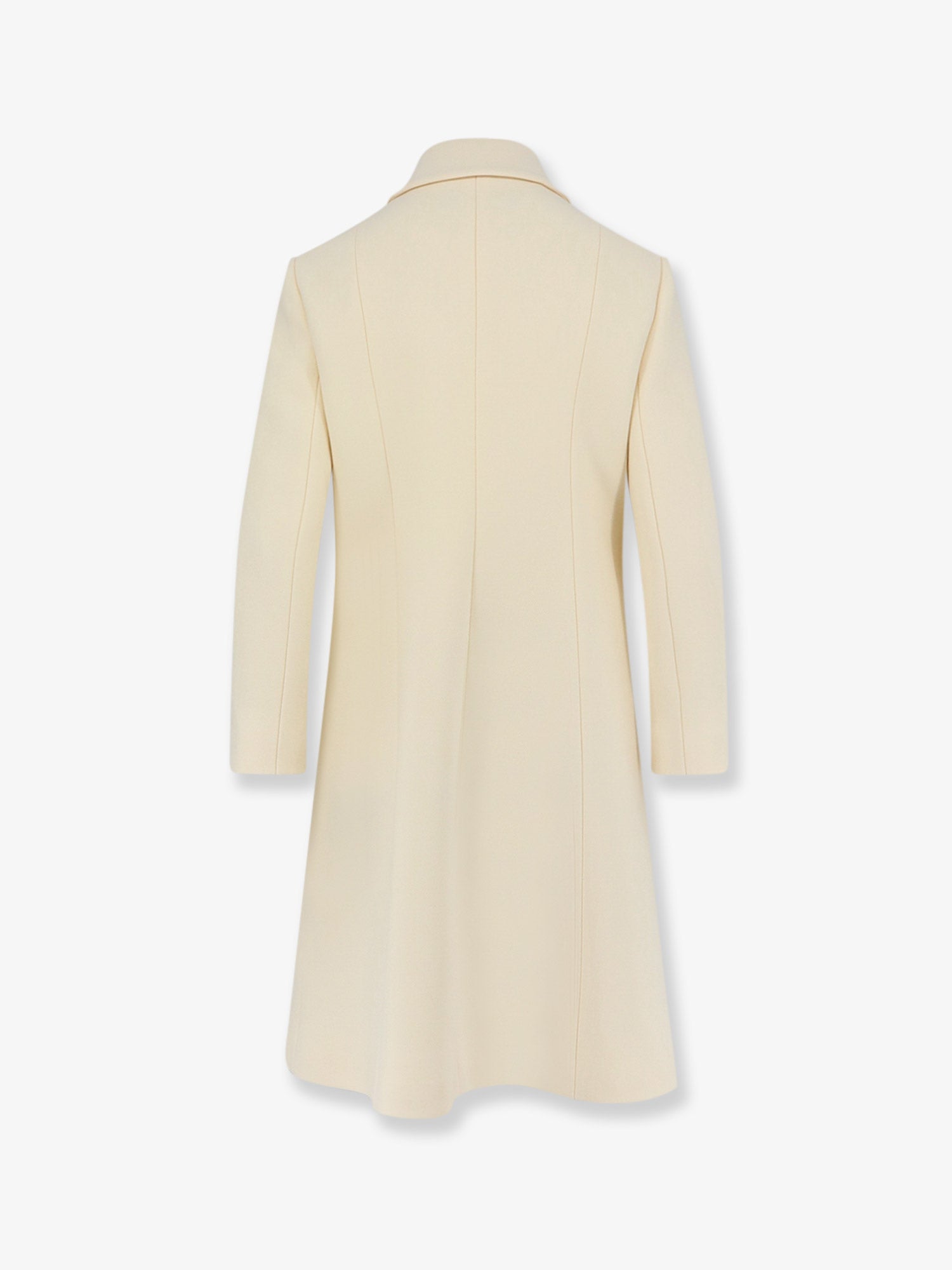 Gucci White Wool Crêpe Coat