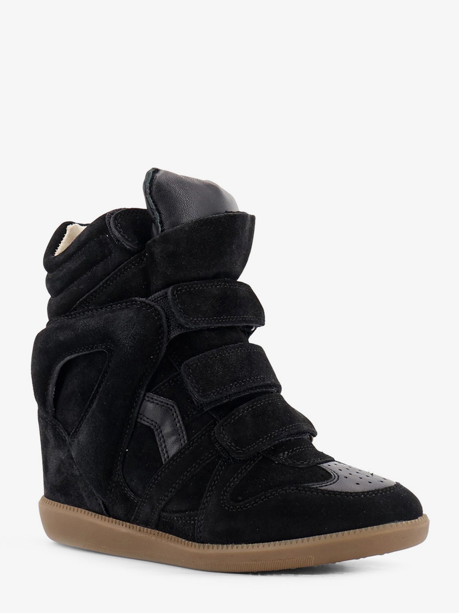 Isabel Marant Bekett Suede And Leather Sneakers