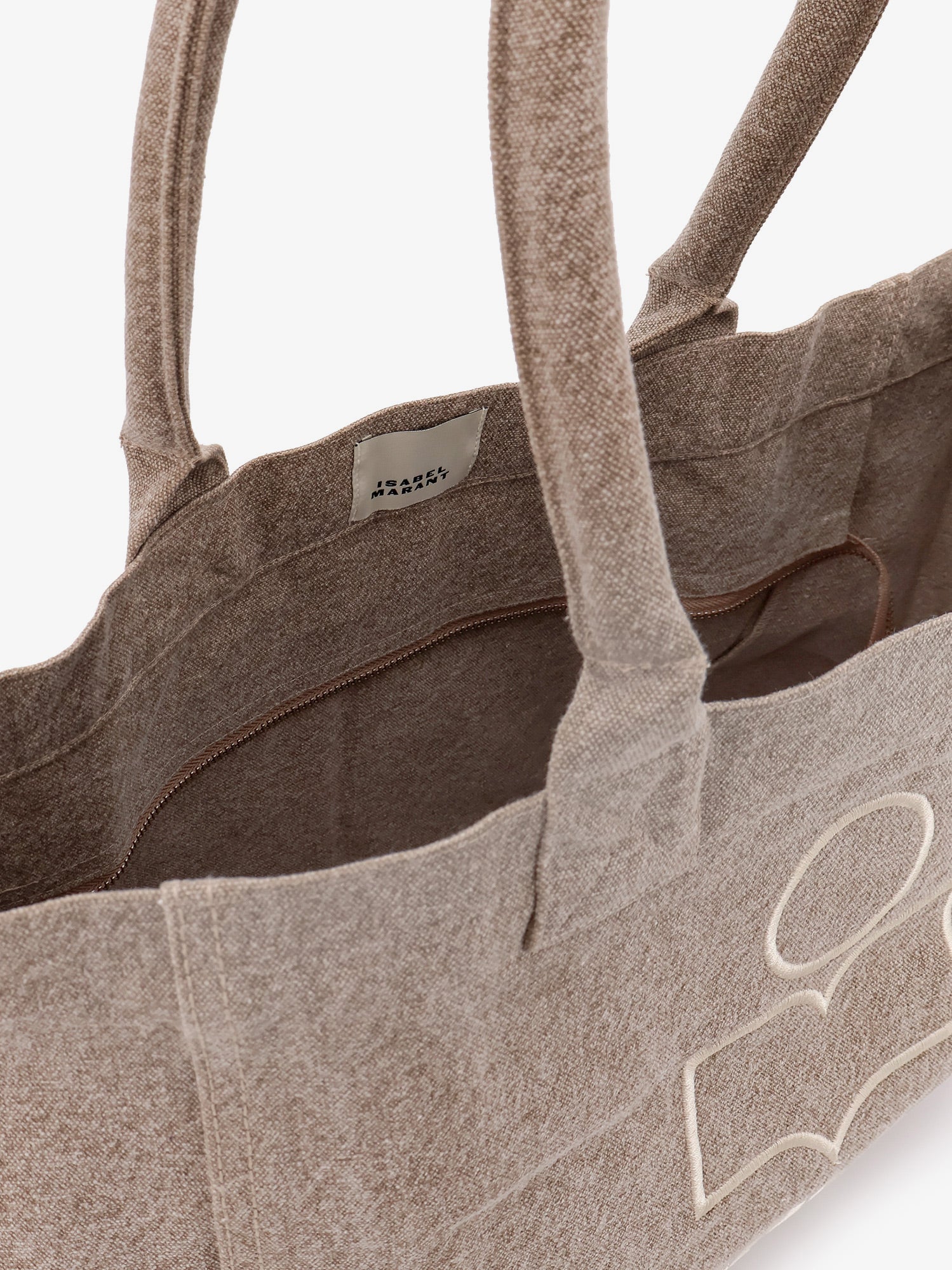 Isabel Marant Yenky Zipped Cotton Shoulder Bag