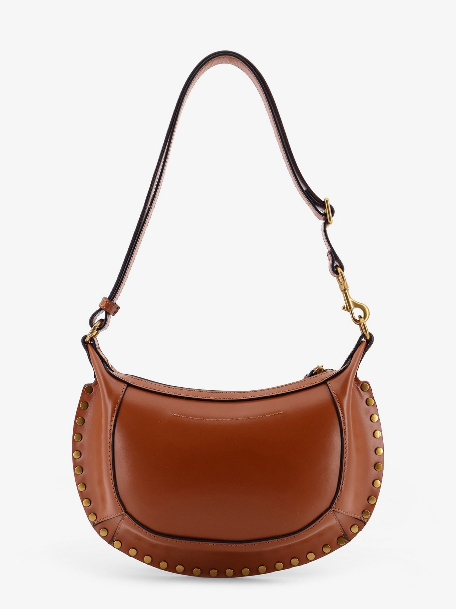 Isabel Marant Oskan Moon Leather Crossbody Bag