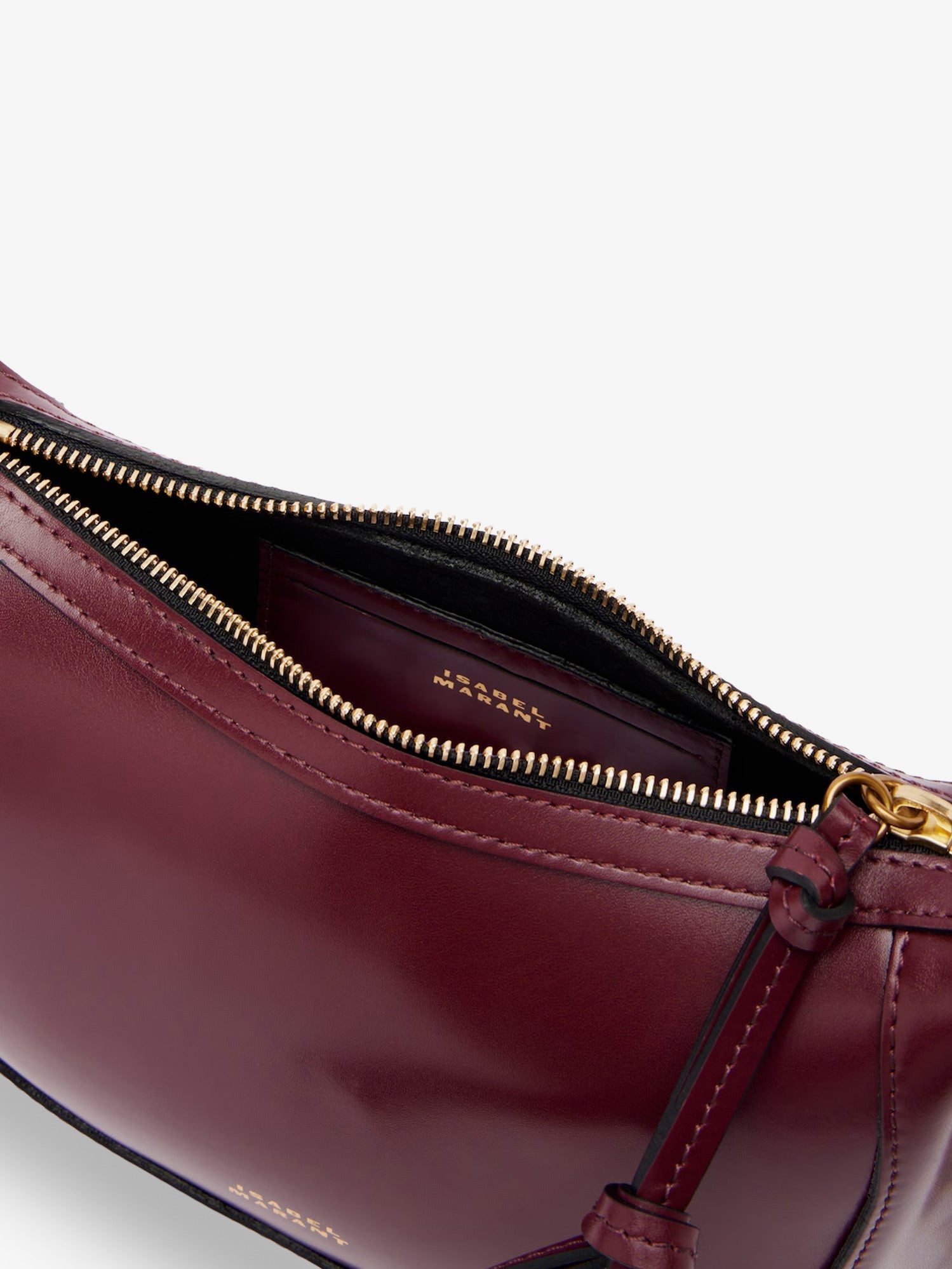 Isabel Marant Oskan Moon Leather Crossbody Bag