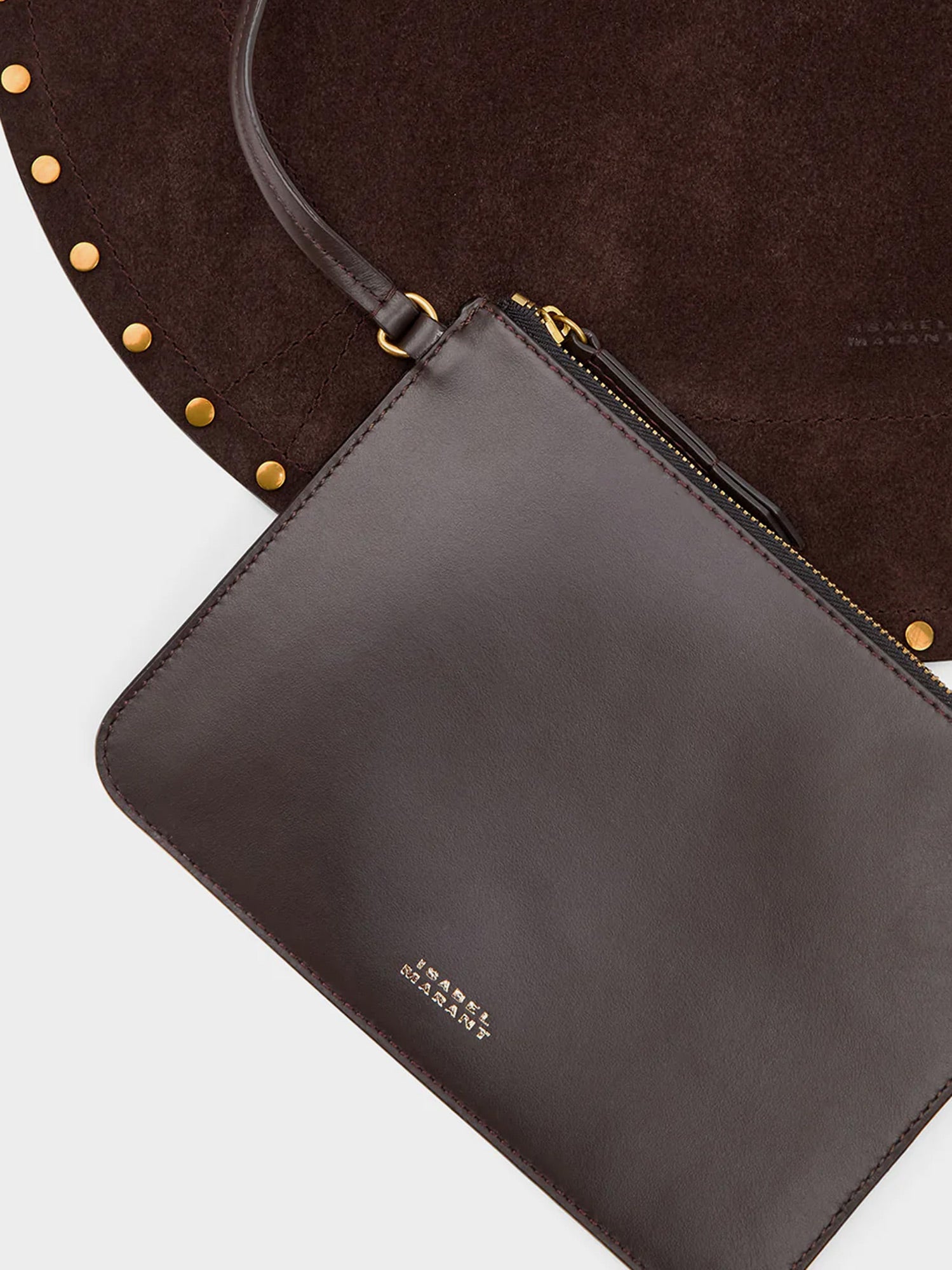 Isabel Marant Oskan Hobo Suede Shoulder Bag