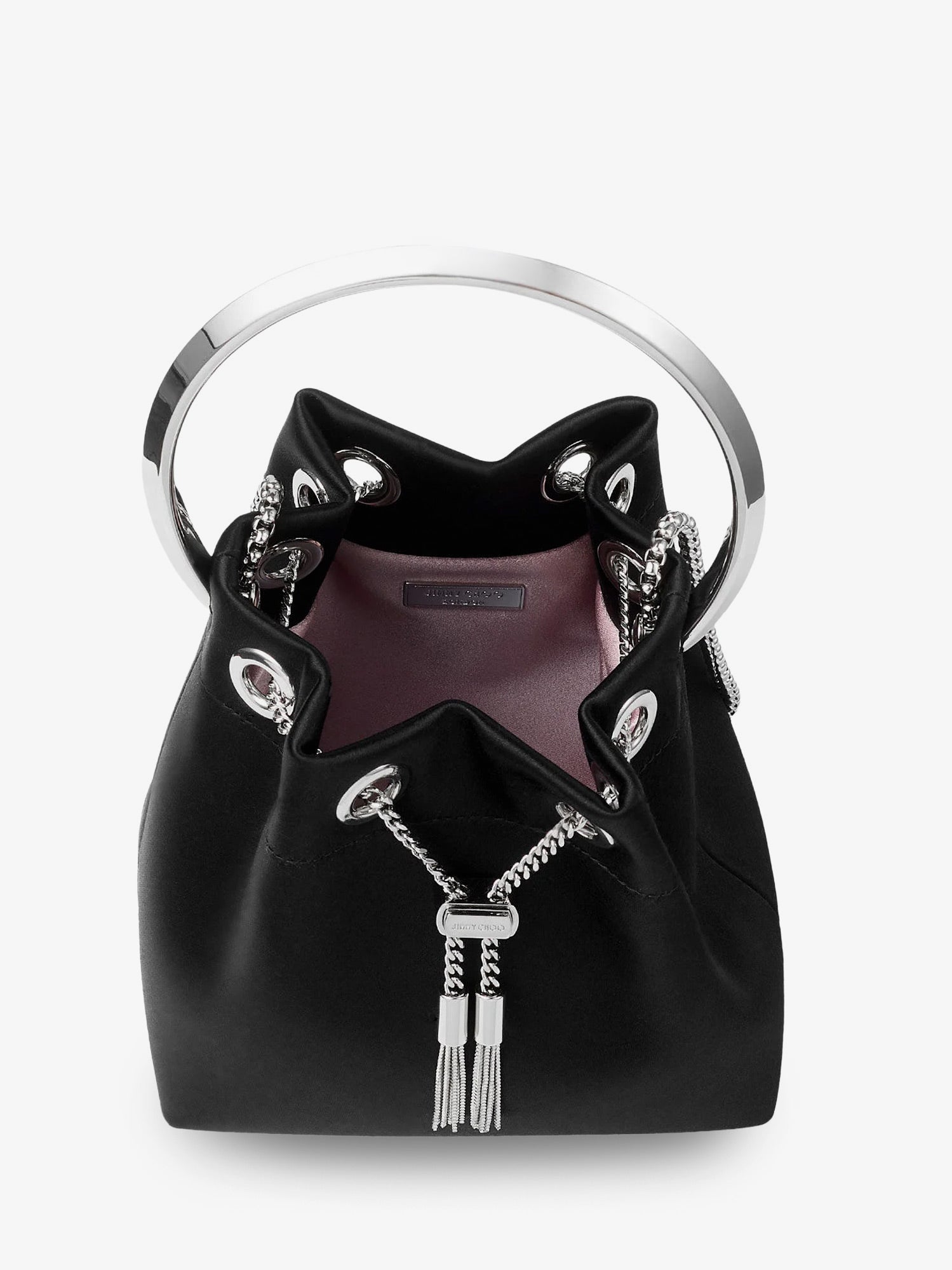 Jimmy Choo Bon Bon Satin Bucket Bag
